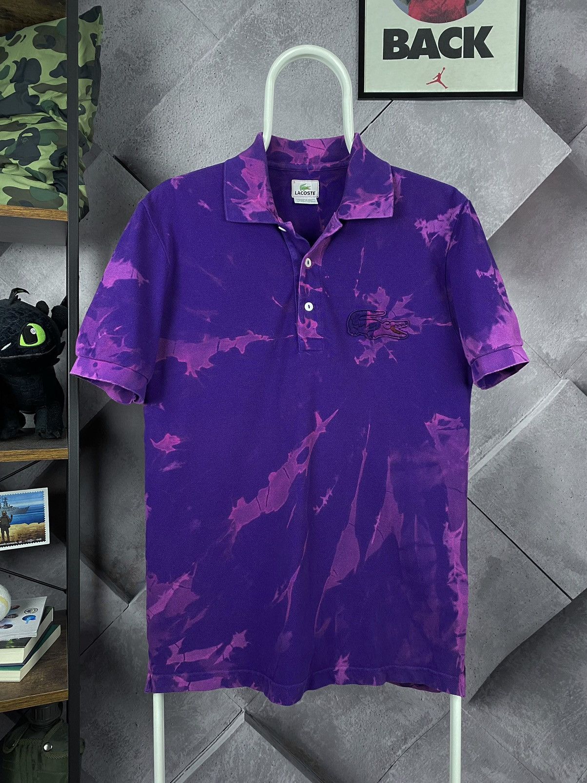 Lacoste Lacoste Big Logo Crocodile Tie Dye Mens Polo Shirt Size US S / EU 44-46 / 1 - 1 Thumbnail