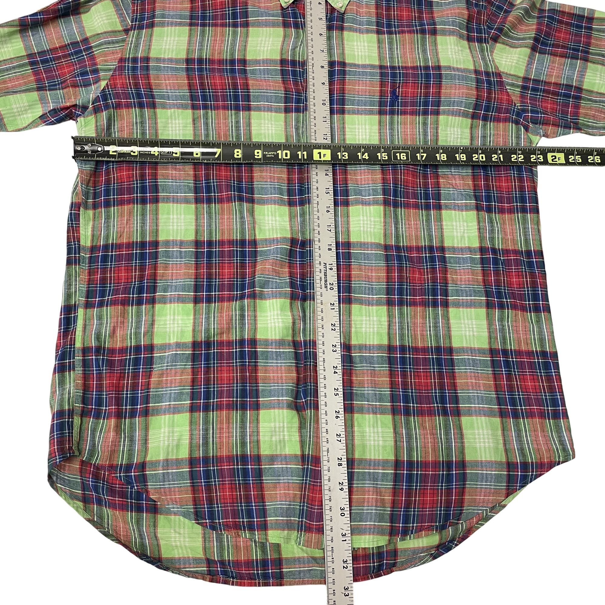 Polo Ralph Lauren Ralph Lauren BLAKE Green PLAID Tartan POLY PONY Logo Shirt Size US M / EU 48-50 / 2 - 9 Thumbnail