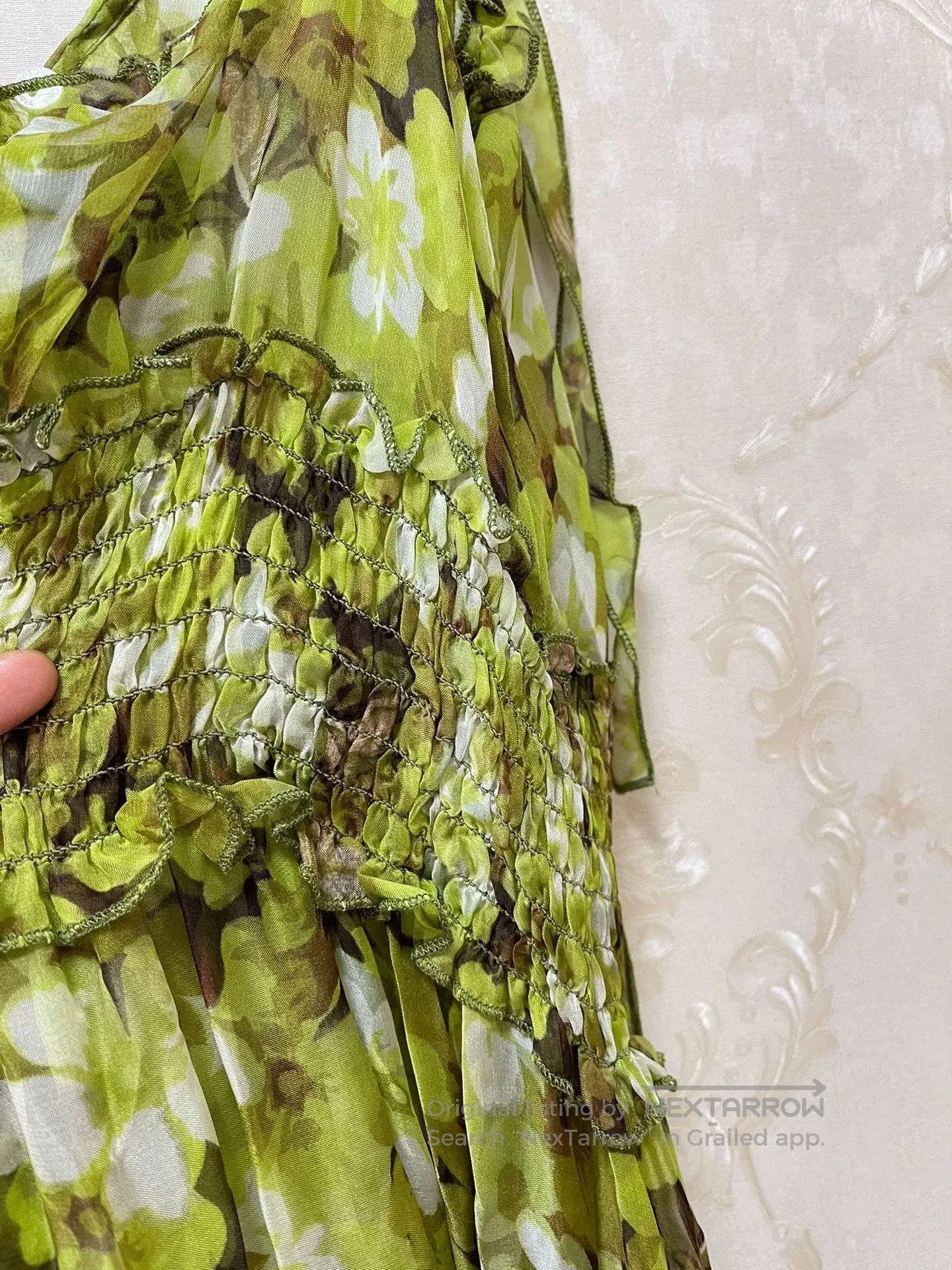 Dolce & Gabbana DG Runway Floral Silk Dress. Size M / US 6-8 / IT 42-44 - 7 Thumbnail