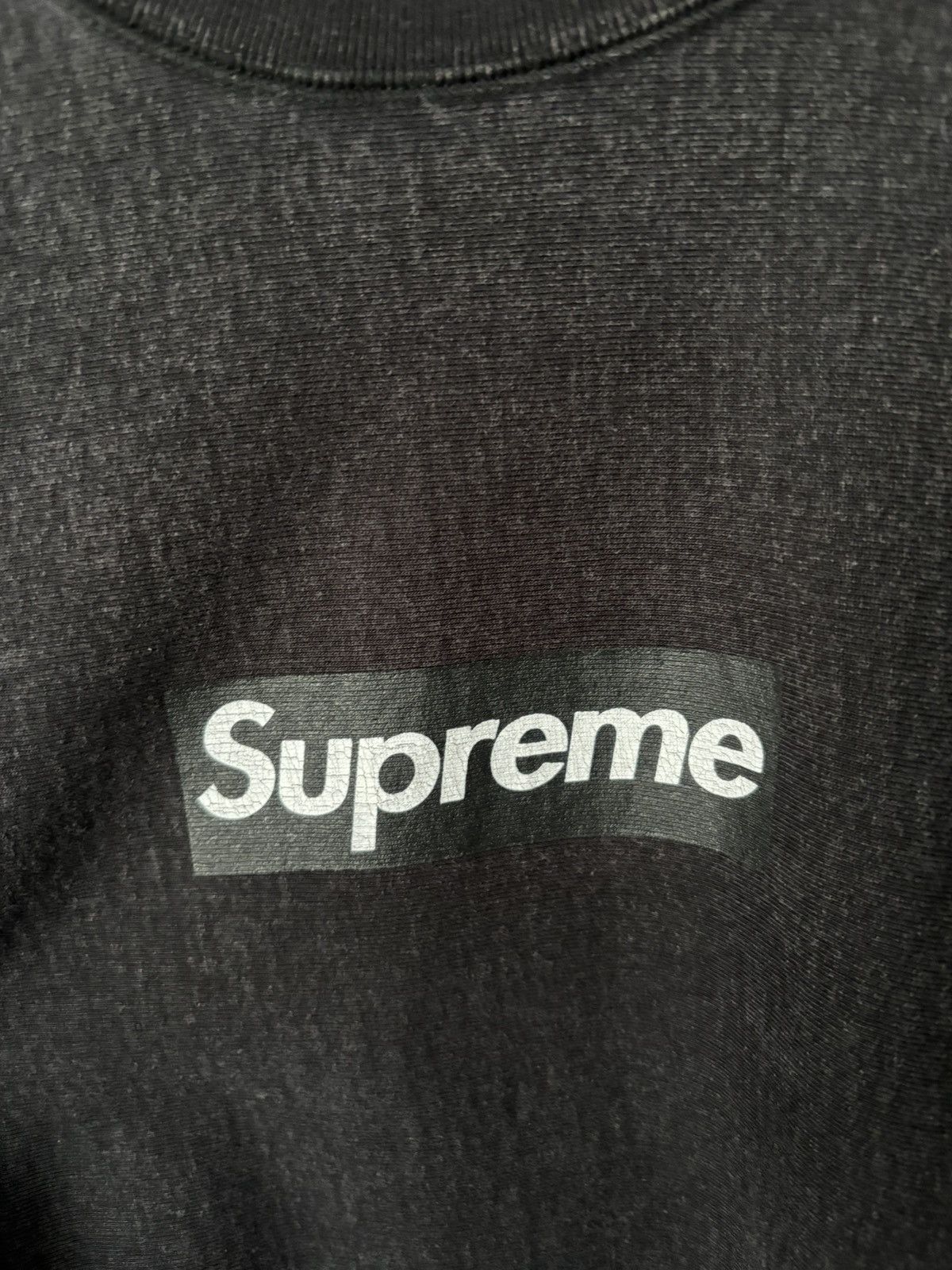Supreme Supreme Washed Box Logo Crewneck (FW25) Size US L / EU 52-54 / 3 - 10 Thumbnail
