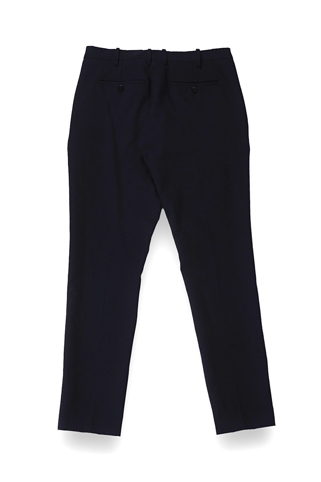 Neil Barrett Neil Barrett Woven Slim Fit Wool Dark Navy Trousers Pants Size US 30 / EU 46 - 5 Thumbnail