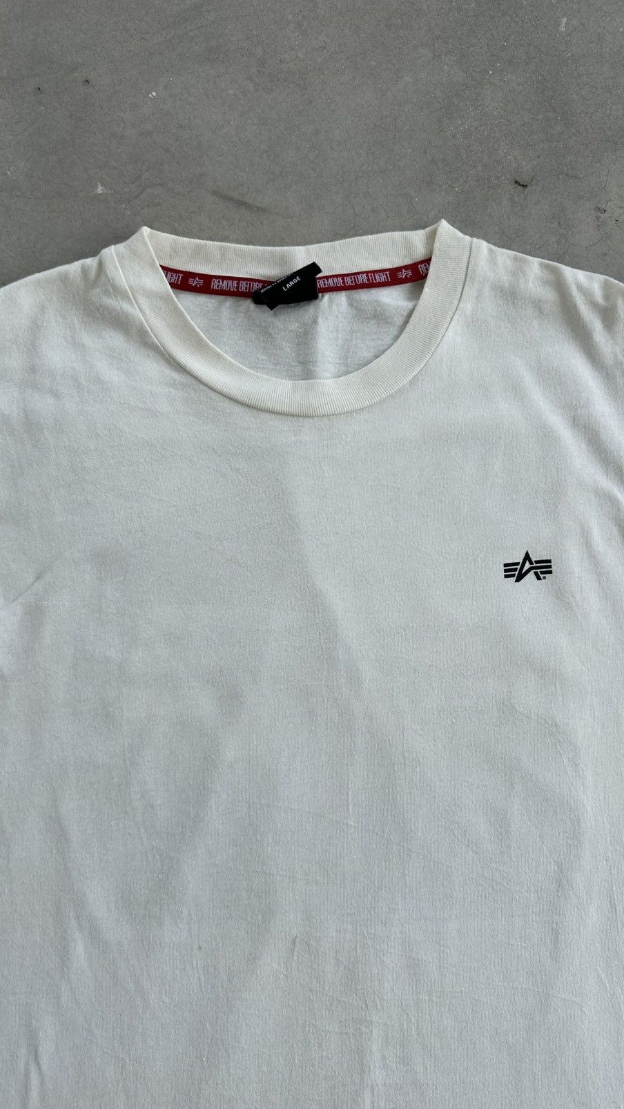 Alpha Industries × Vintage VINTAGE ALPHA INDUSTRY BIG LOGO BACKPRINT TEE Size US L / EU 52-54 / 3 - 3 Thumbnail