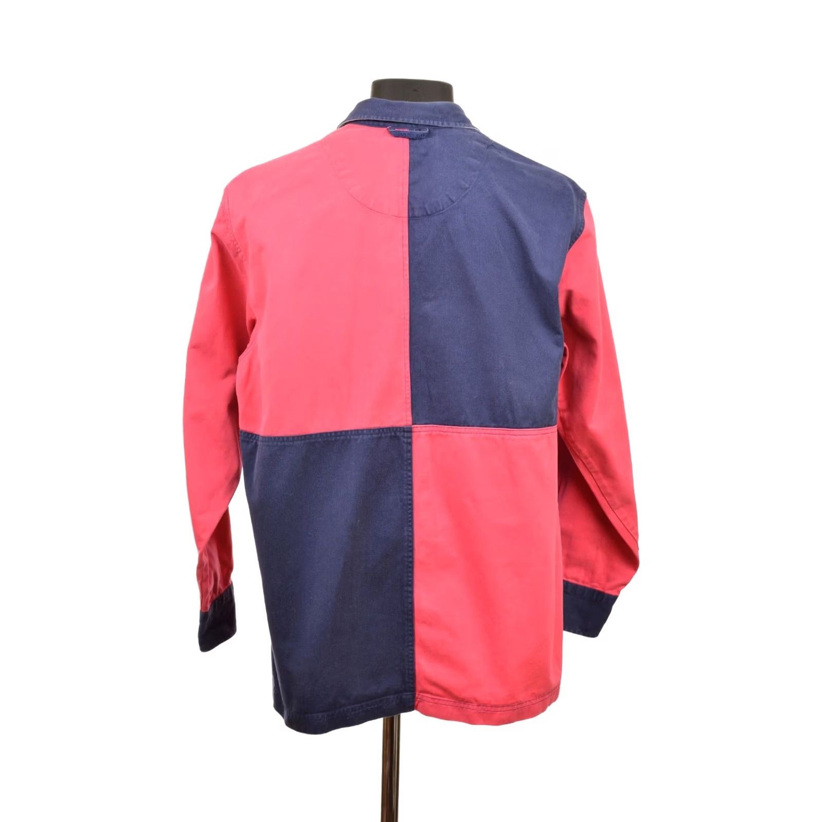 Pinko Chatham Deck Shirt M Adults Blue Colorblock Rugby Jersey Button-Up Long Sleeve Size US M / EU 48-50 / 2 - 4 Thumbnail