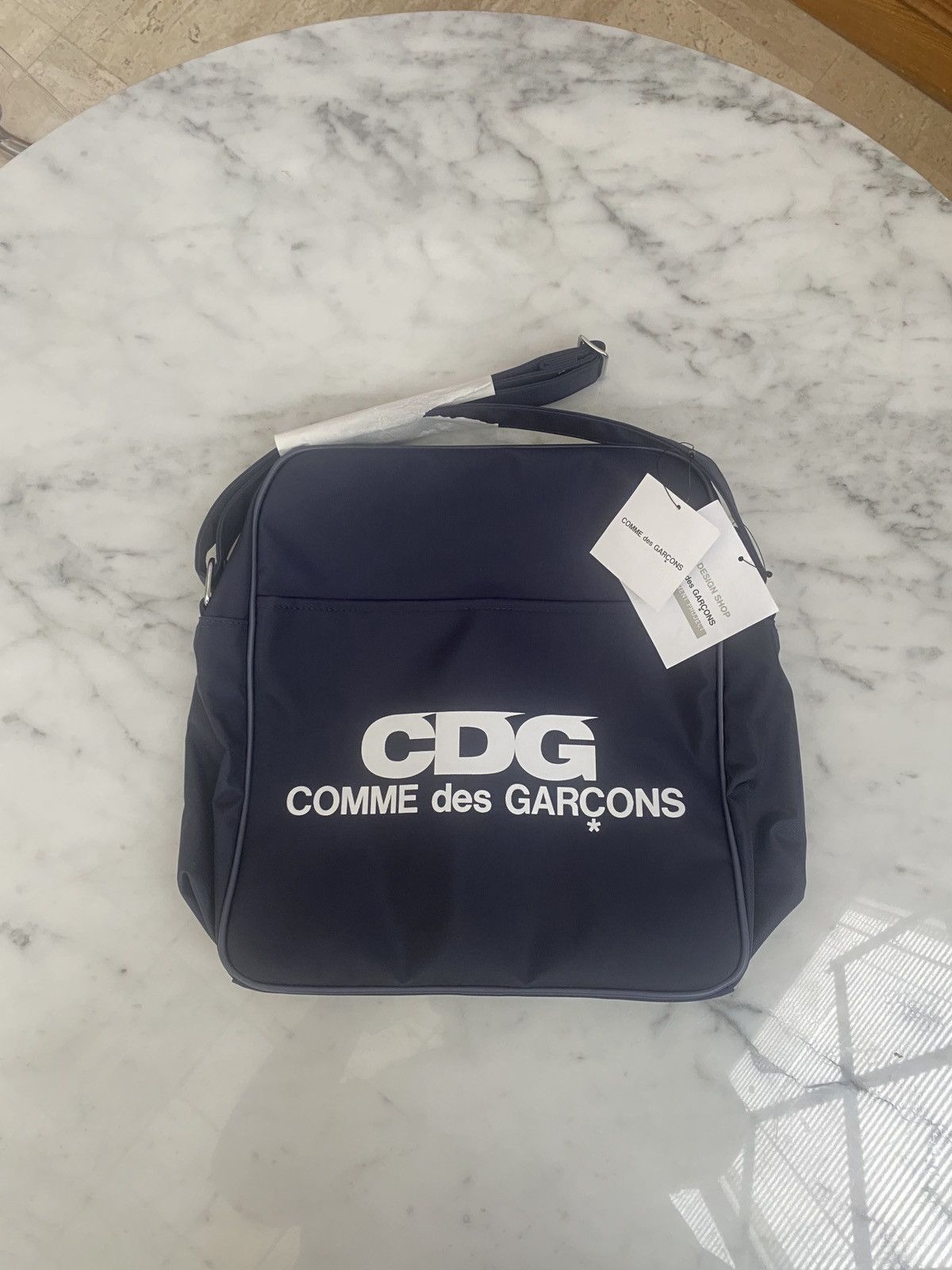 Comme des Garcons CDG Good Design Shop Navy Logo Airline Shoulder Bag DS Size ONE SIZE - 1 Preview