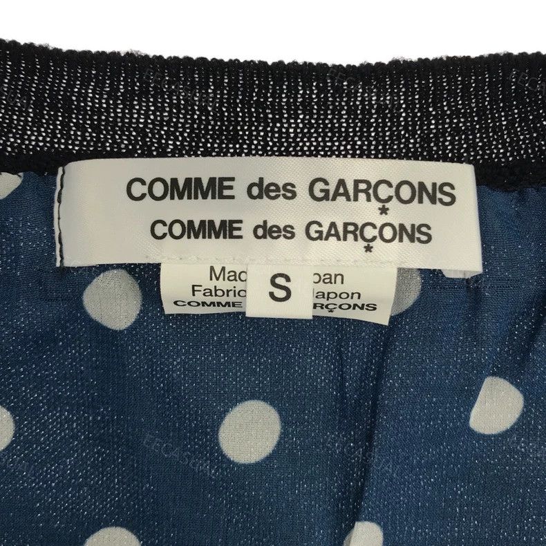 Comme des Garcons Comme Des Garcons Wool sweater cardigan chiffon polka-dot Size S / US 4 / IT 40 - 6 Thumbnail