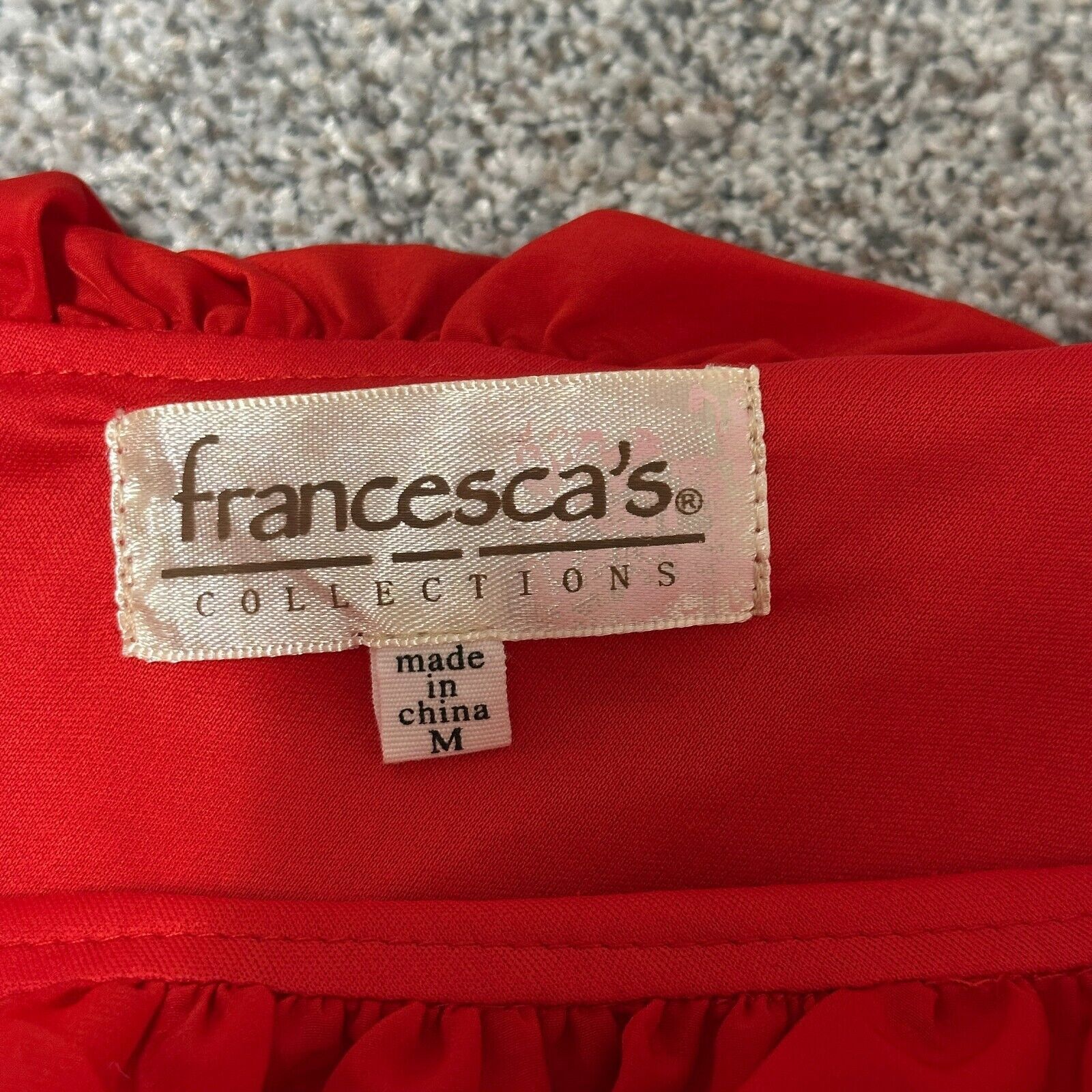 Other Francescas Dress Medium One Shoulder Ruffle Flowy Romantic Size M / US 6-8 / IT 42-44 - 3 Thumbnail