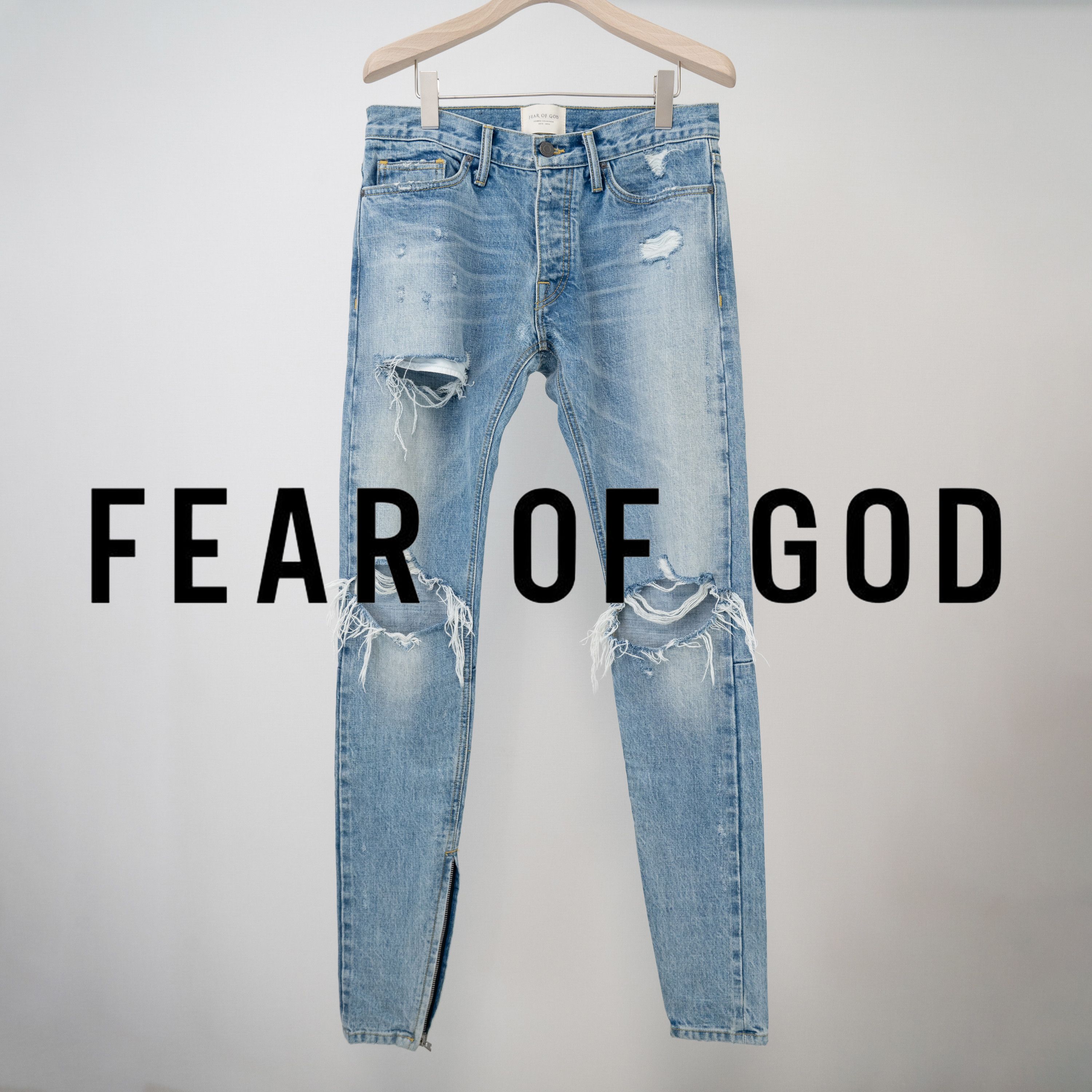 Fear of God Fear of God Fourth Collection Black Skinny Jeans