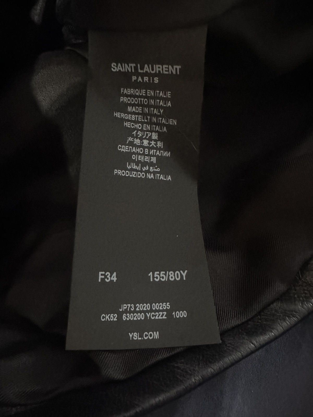 Saint Laurent Paris 2020 Lambskin Pleated Shorts Size 24" / US 00 / IT 34 - 3 Thumbnail