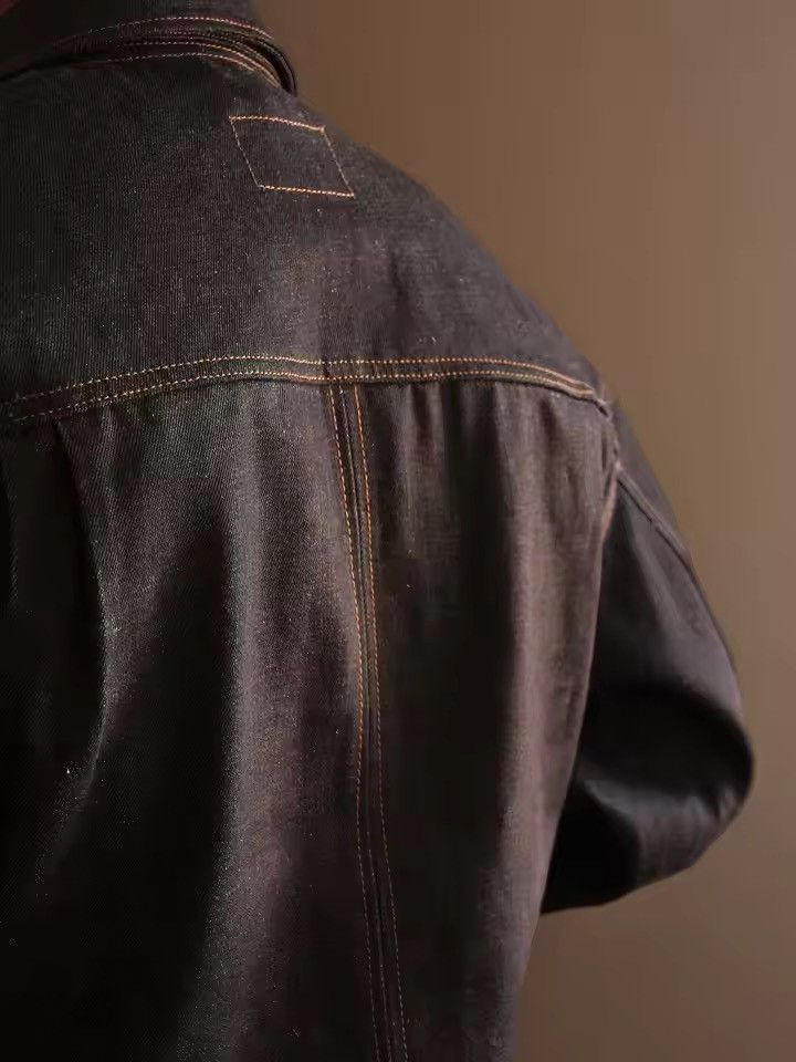 Japanese Brand Dark Denim Jacket Size US M / EU 48-50 / 2 - 5 Thumbnail