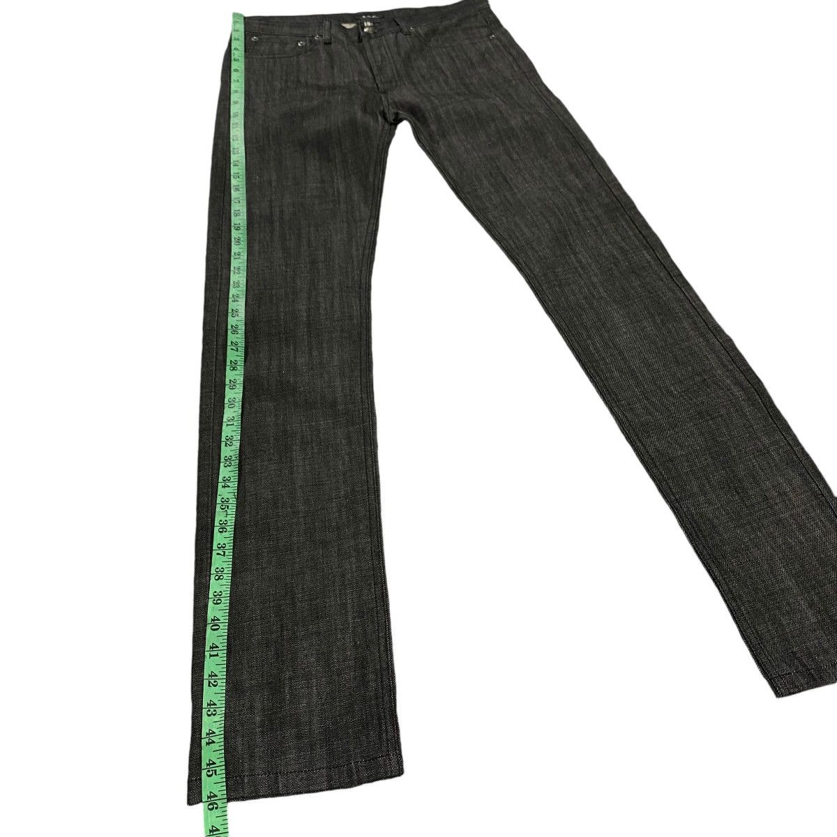 A.P.C. × If Six Was Nine A.p.c. Petit Standard Denim Non Selvedge Dark Grey Colour Size US 30 / EU 46 - 15 Thumbnail