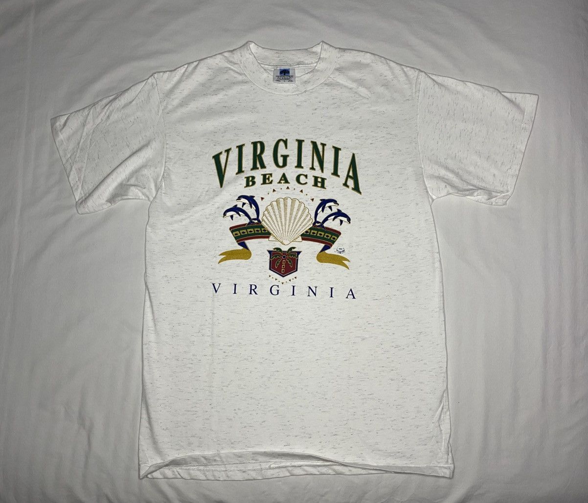 Other Vintage Virginia Beach 1993 T-shirt Single Stitch Kingstree Size US L / EU 52-54 / 3 - 2 Thumbnail