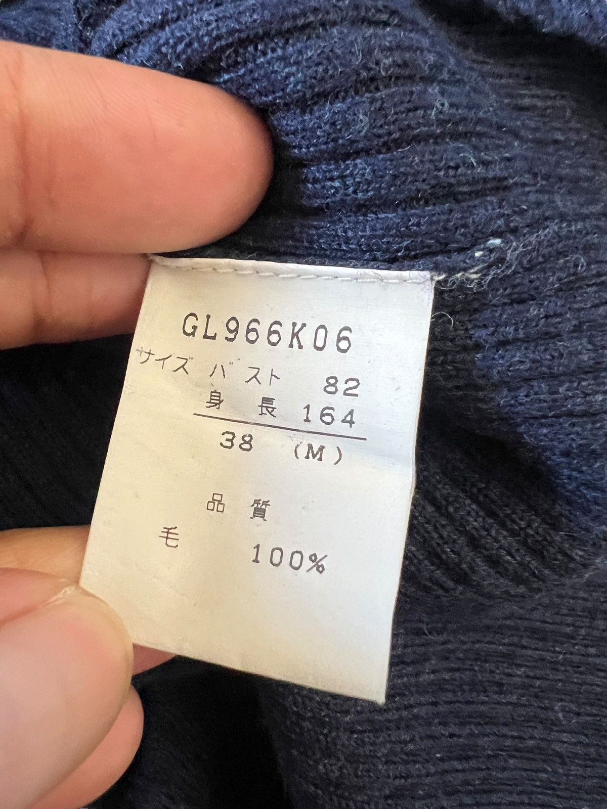 Romeo Gigli Vintage Romeo Gigli Cropped Ribbed Knit Sweater Size M / US 6-8 / IT 42-44 - 11 Thumbnail