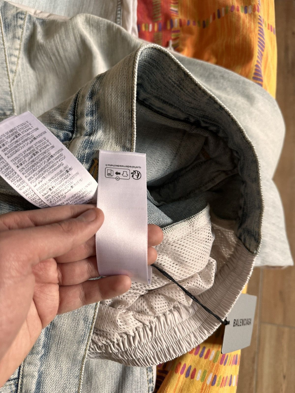 Balenciaga FW24 Denim Tracksuit jacket Size US L / EU 52-54 / 3 - 12 Thumbnail