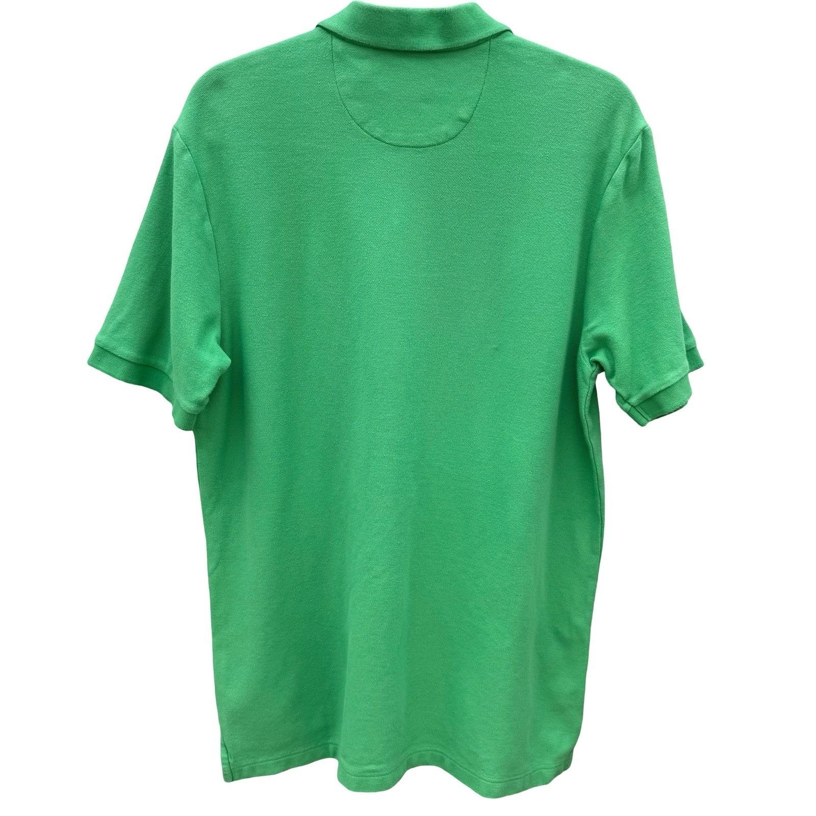 Chaps Chaps Mens Medium Green Short Sleeve Pique Cotton Polo Shirt Size US M / EU 48-50 / 2 - 6 Thumbnail