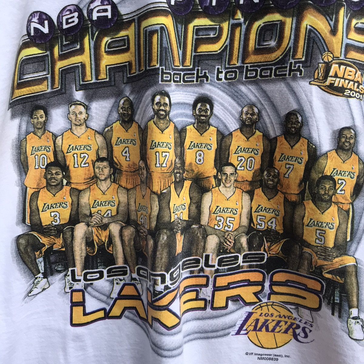 NBA × Vintage Vintage LA LAKERS champion tee nba kobe bryant Size US XL / EU 56 / 4 - 3 Thumbnail
