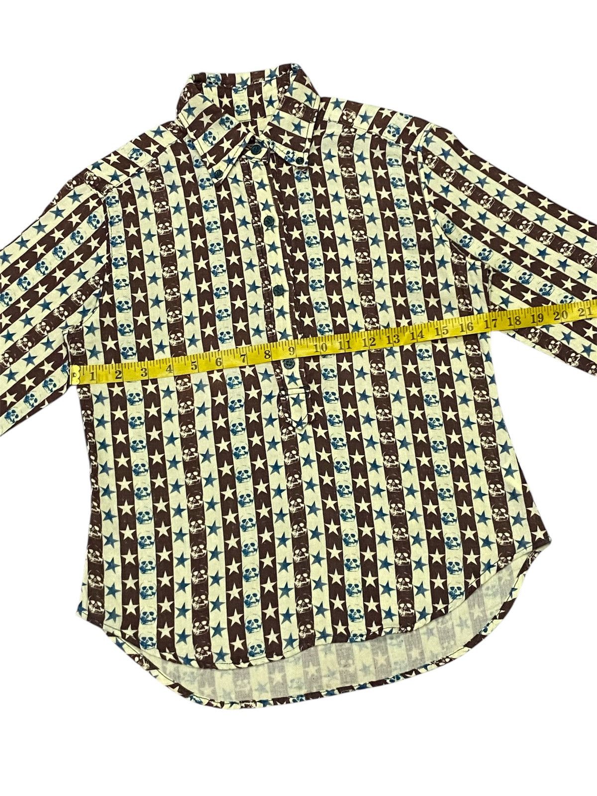 Hysteric Glamour × Japanese Brand Hysteric Glamour Skull Fullprint Haif Button Ups Size S / US 4 / IT 40 - 14 Thumbnail
