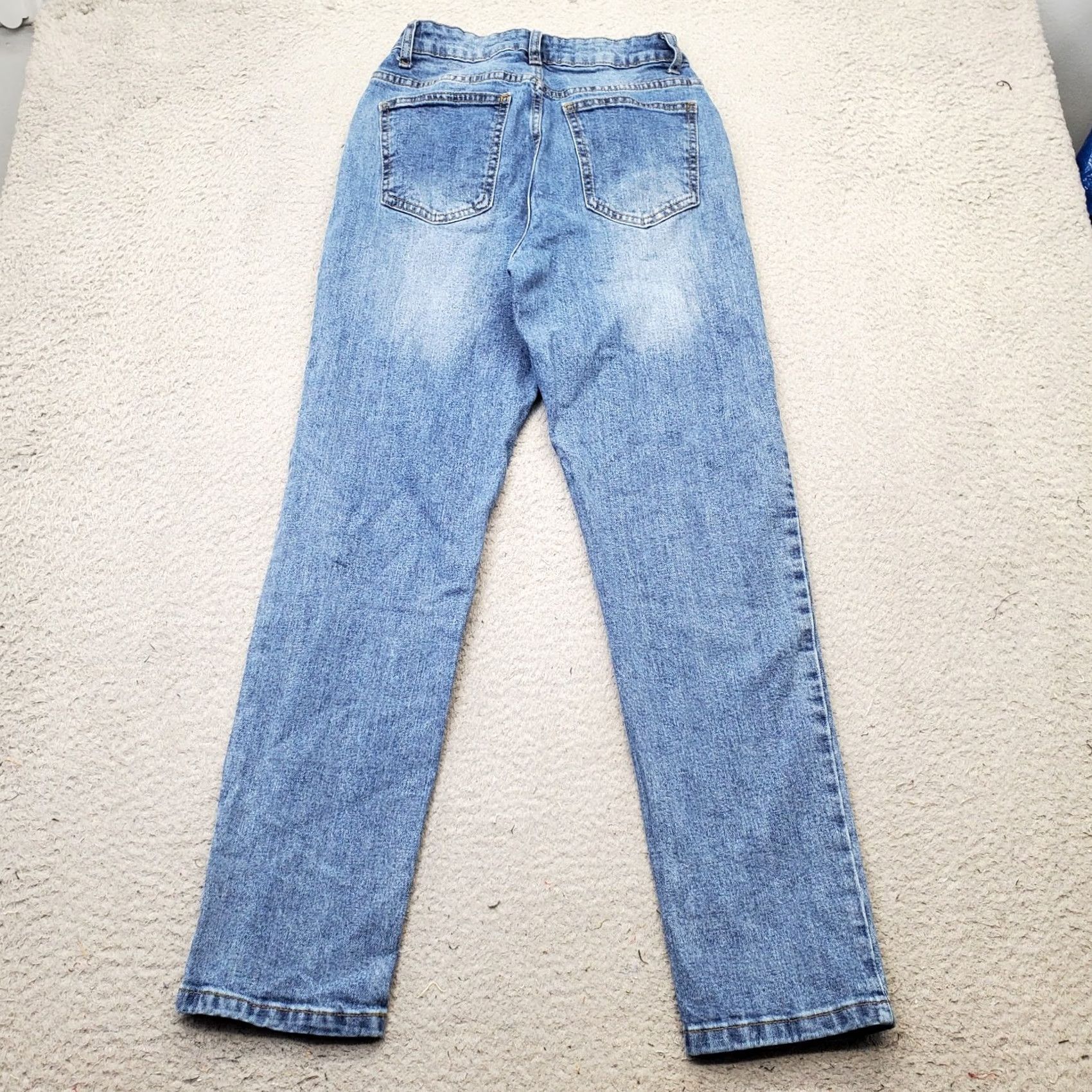 Cotton On Cotton On Womens 4 Jeans Main Mom Straight Denim Stretch Blue 5-Pocket Regular Inseam 26.5" Light Wash Vintage: No Size 27" / US 4 / IT 40 - 2 Thumbnail