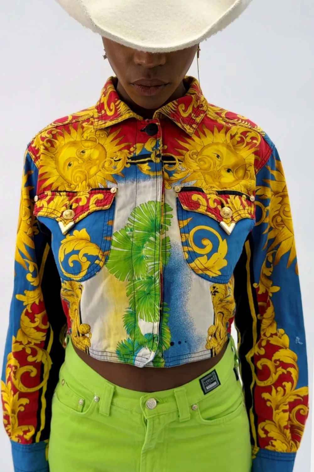 Versace Jeans Couture Gianni Versace Couture Moon Sun Baroque Miami Jacket Size US S / EU 44-46 / 1 - 15 Thumbnail