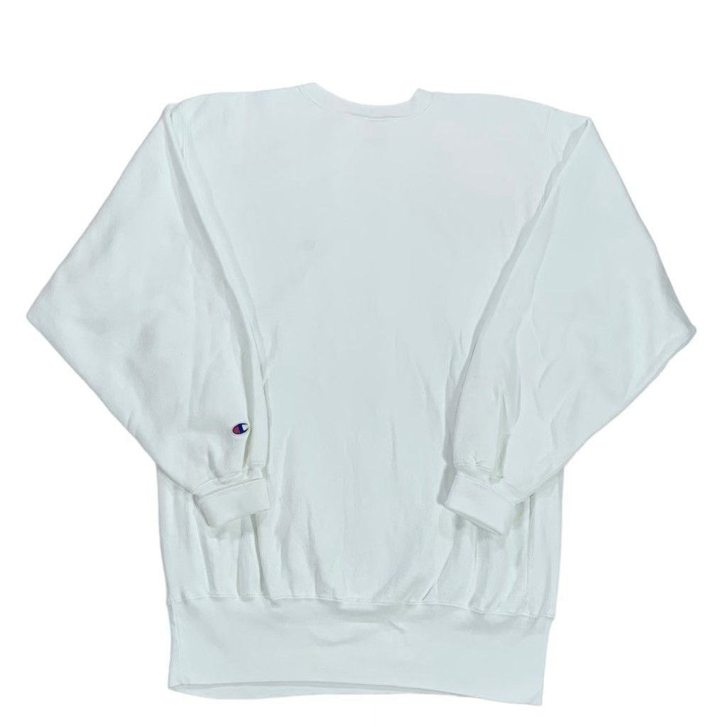 Champion Vintage 90s Champion Reverse Weave White Crewneck Sweatshirt Size US XXL / EU 58 / 5 - 6 Thumbnail