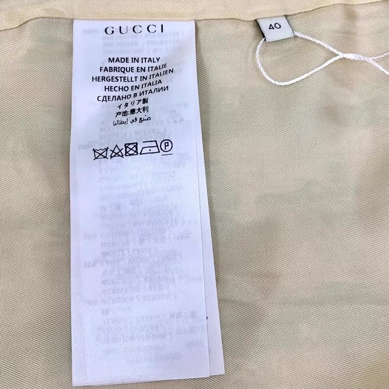 Gucci Gucci Light green wool woven tweed single-breasted vest jac Size S / US 4 / IT 40 - 8 Thumbnail