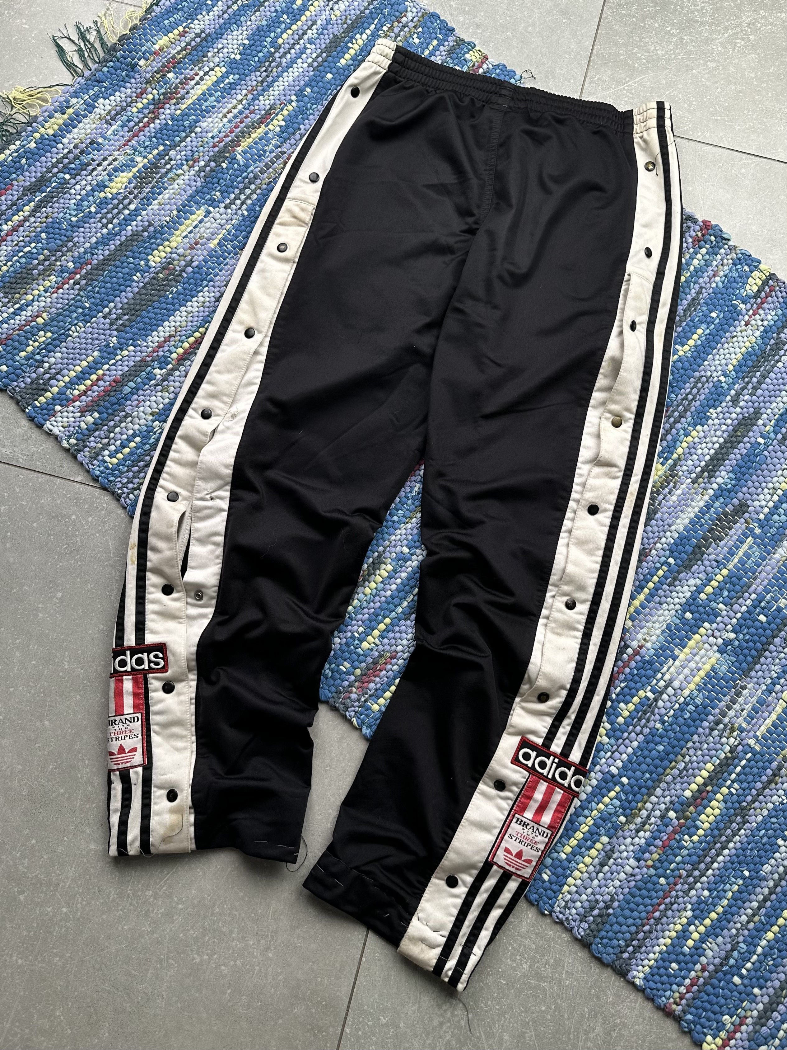 image of Avant Garde x Vintage Adidas Vintage Pants in Black, Men's (Size 34)