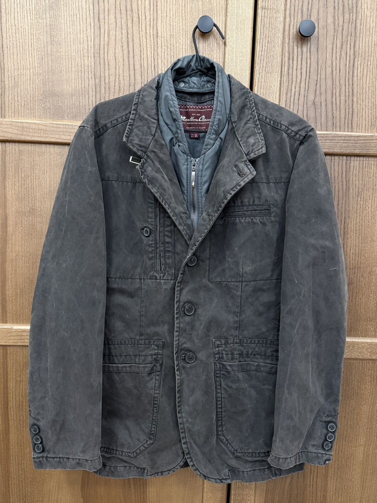 Marlboro Classics Marlboro Classics Gray Green Coat Jacket Size US M / EU 48-50 / 2 - 4 Thumbnail