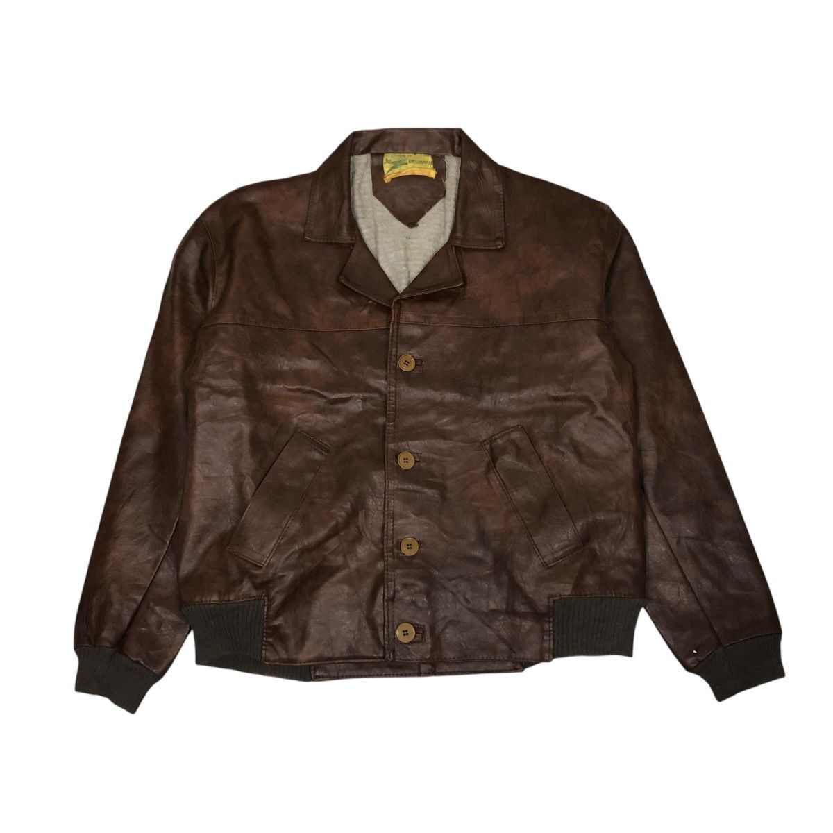 Vintage 🔥VINTAGE 70’s GENUINE LEATHER JACKET AVIATOR COLLECTION USA Size US M / EU 48-50 / 2 - 1 Thumbnail