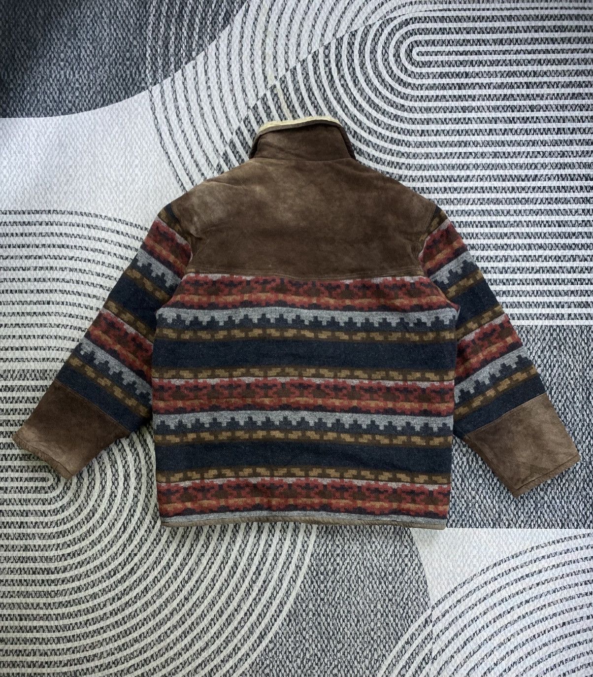 Japanese Brand Vintage 80s Japanese Fashion Navajo Wool Jacket Size US L / EU 52-54 / 3 - 2 Thumbnail