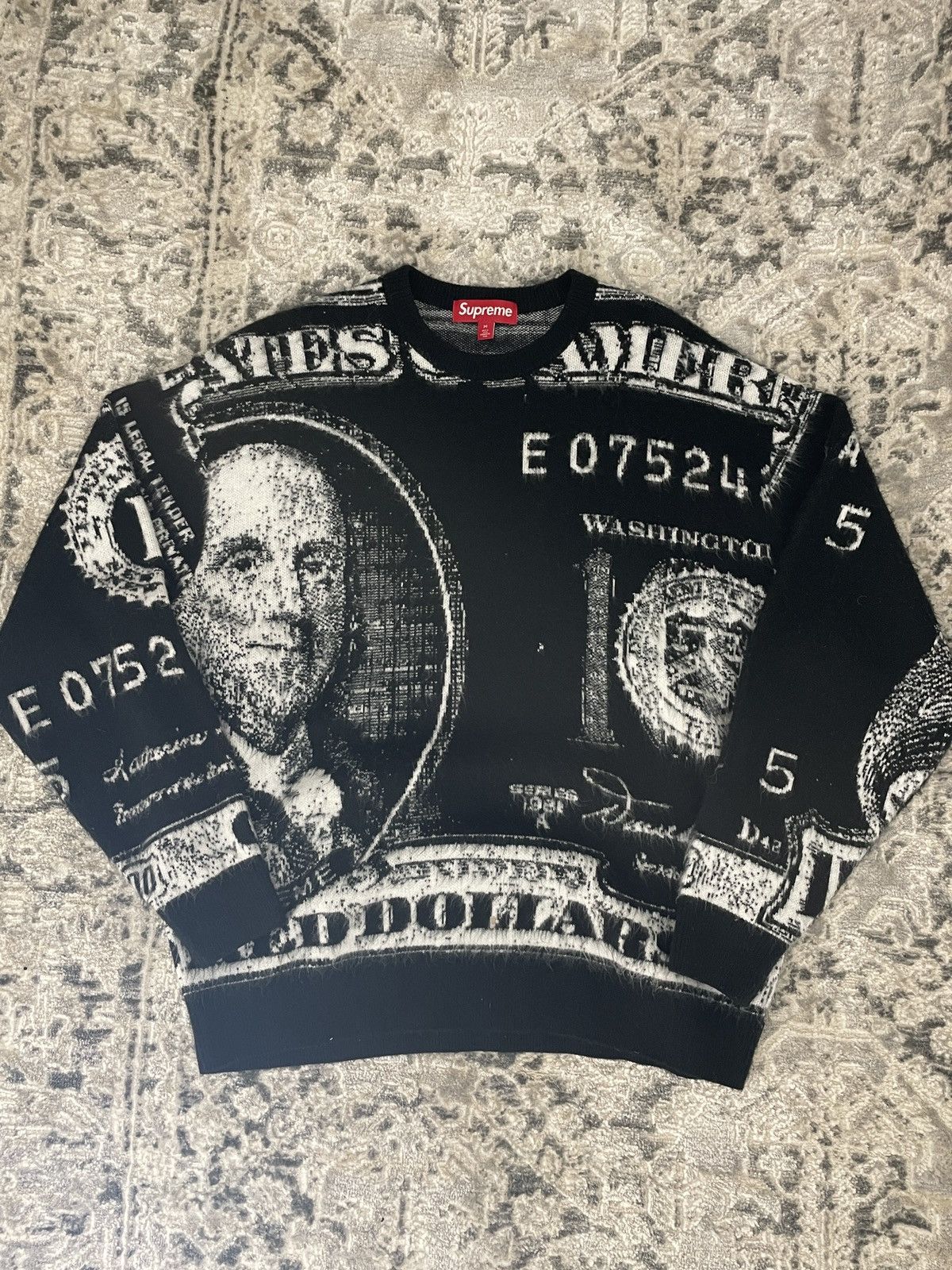 Supreme supreme ss25 money knit Size US S / EU 44-46 / 1 - 1 Thumbnail