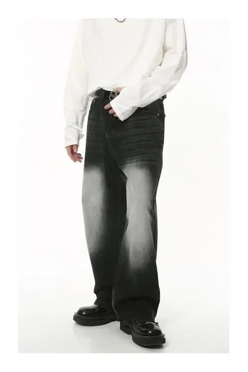 Jean × Vintage Loose wide-leg vintage distressed jeans y2k pants Size US 30 / EU 46 - 4 Thumbnail