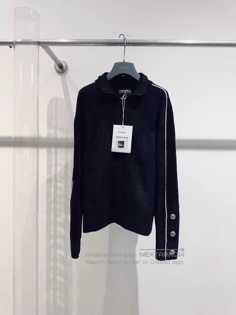 Chanel Chanel Black towel jacket Size XS / US 0-2 / IT 36-38 - 1 Thumbnail