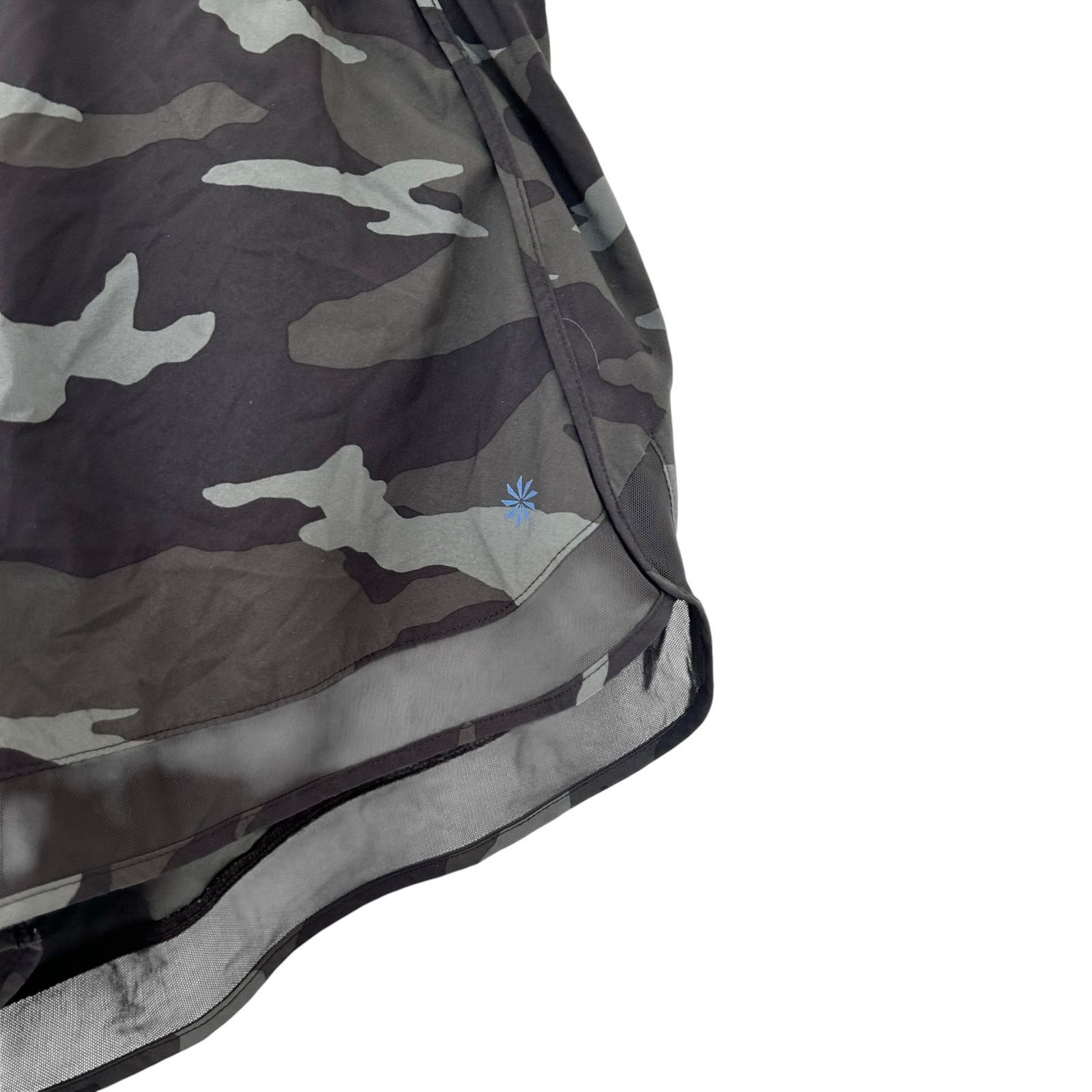 Athleta Athleta Camo Printed Mesh Run Racer Shorts Sz M Size 30" / US 8 / IT 44 - 3 Thumbnail