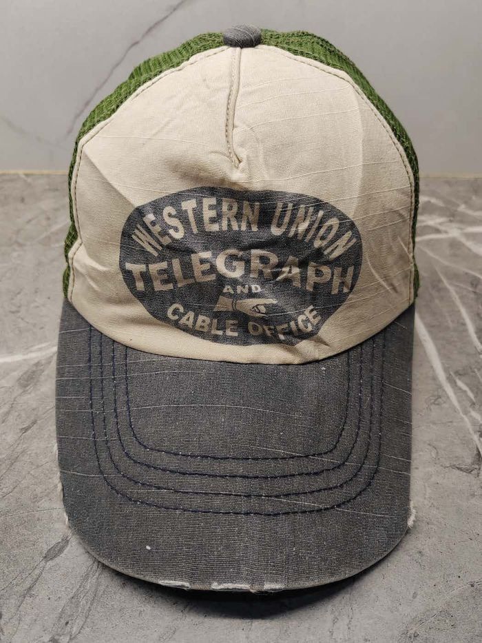Japanese Brand Vintage Western Union Telegraph & Cable Office Distressed Size ONE SIZE - 2 Thumbnail