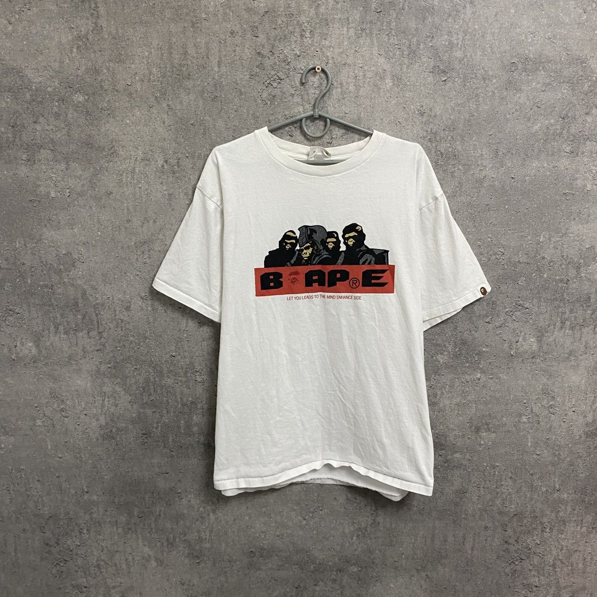 Bape A Bathing Ape Bape T Shirt Big Logo Tee Y2K Size US XL / EU 56 / 4 - 1 Thumbnail