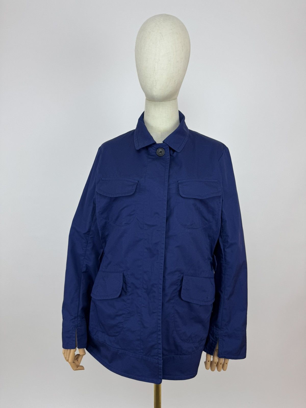 Japanese Brand × Jil Sander × Uniqlo Uniqlo Jil Sander Womens Jacket Toscana Pockets Cotton/Linen Size S / US 4 / IT 40 - 1 Thumbnail