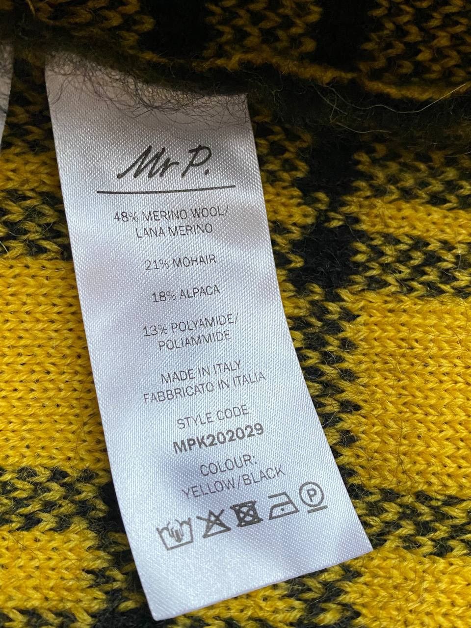 Mr P. Checked Knitted Sweater Size US XXL / EU 58 / 5 - 7 Thumbnail