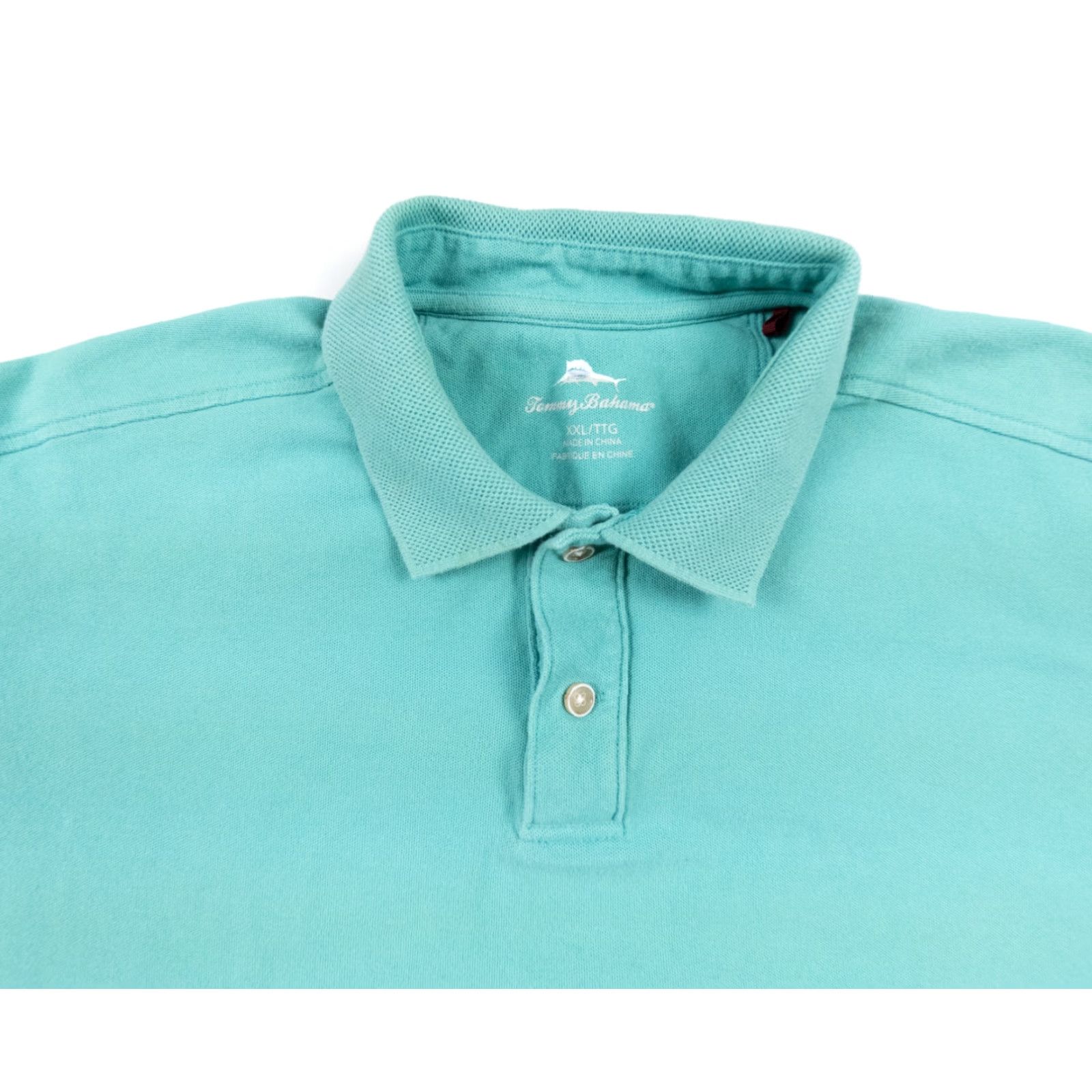 Tommy Bahama Tommy Bahama Polo Shirt Mens 2XL Blue Short Sleeve Cotton Preppy Size US XXL / EU 58 / 5 - 2 Thumbnail