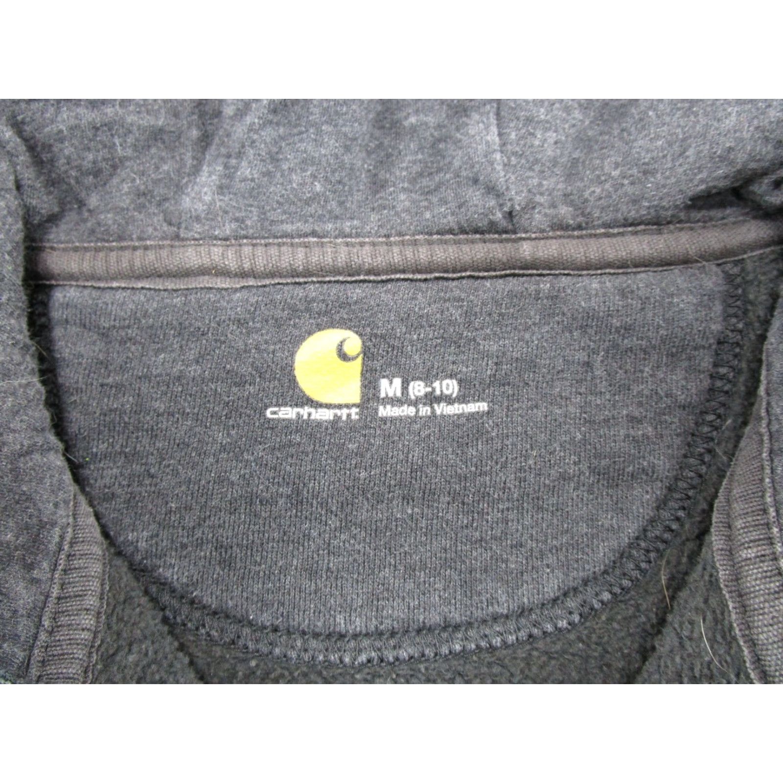 Carhartt Carhartt Sweatshirt Women’s Clarksburg Zip Front Hooded Size M Gray | Full Zip Activewear Outdoor Branding Logo Women's Sweatshirt 100704 Size M / US 6-8 / IT 42-44 - 3 Thumbnail