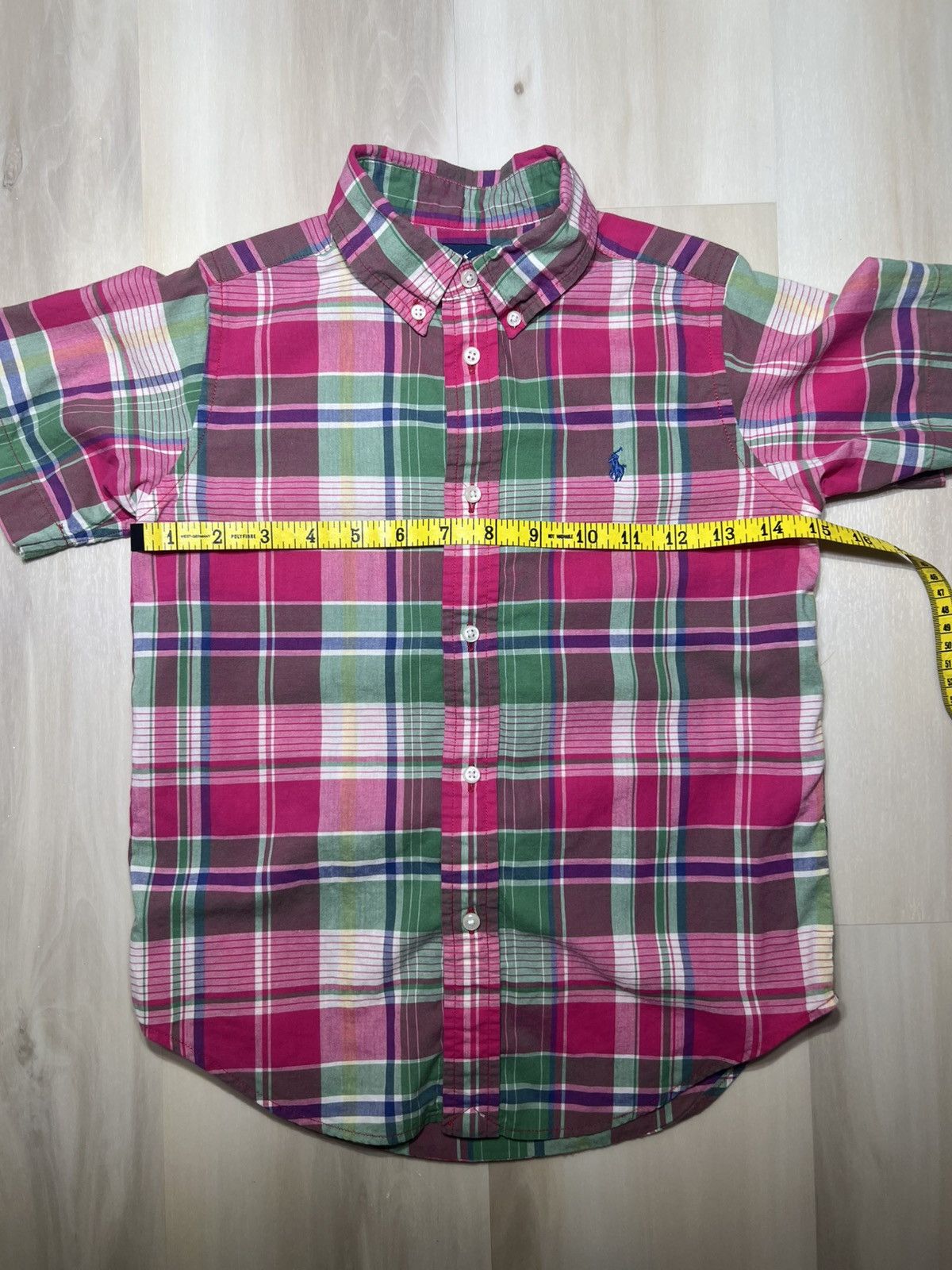 Polo Ralph Lauren Polo Ralph Lauren Boys Madra Plaid Button-Down Shirt Sz 6 Size US XXS / EU 40 - 5 Thumbnail
