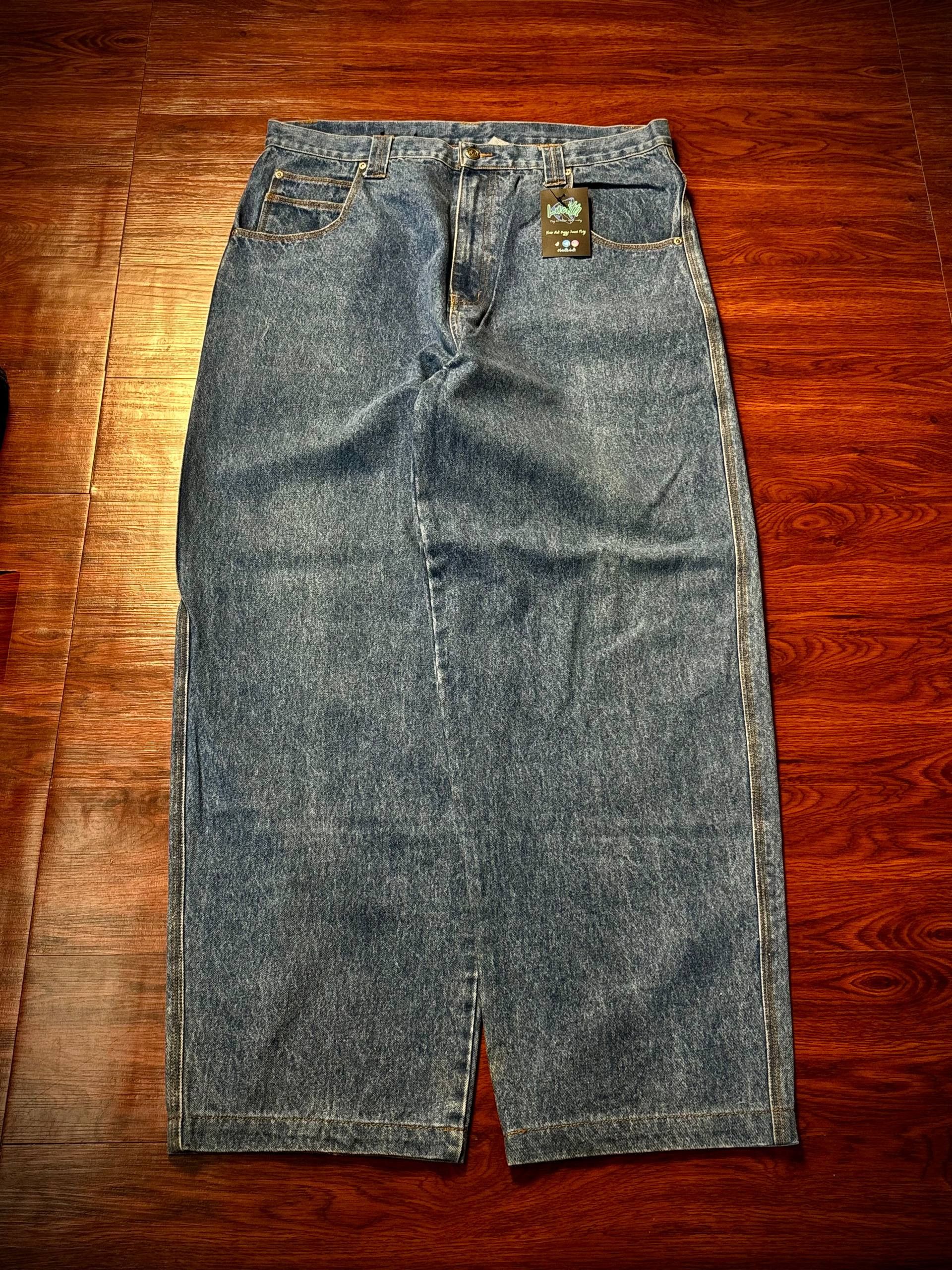 JNCO Vintage Y2K Big Logo Southpole Blue Denim Jeans Jnco Style Size US 36 / EU 52 - 2 Thumbnail