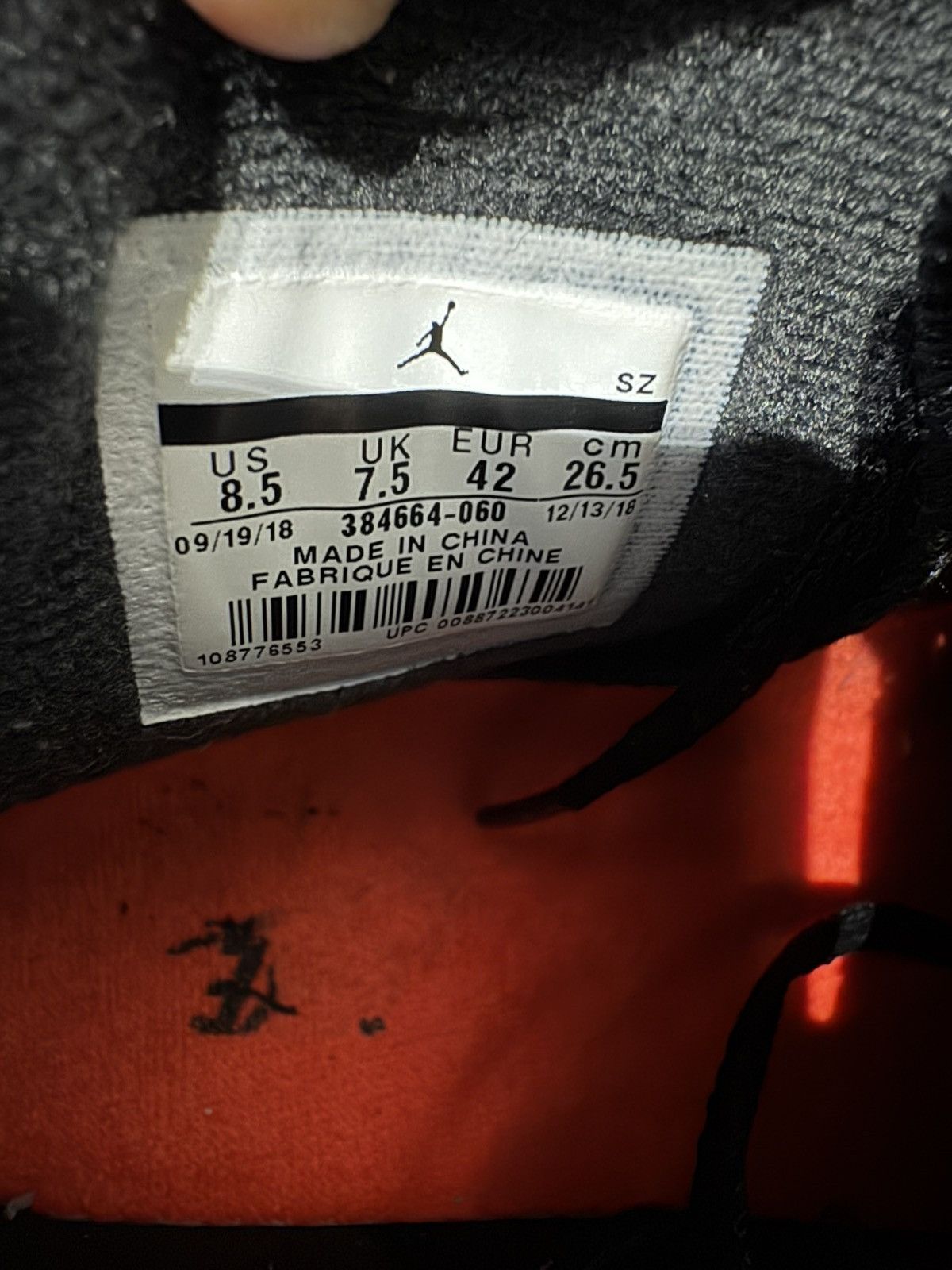 Jordan Brand Jordan 6 Retro - Infrared (2019) VNDS Size US 9 / EU 42 - 6 Thumbnail