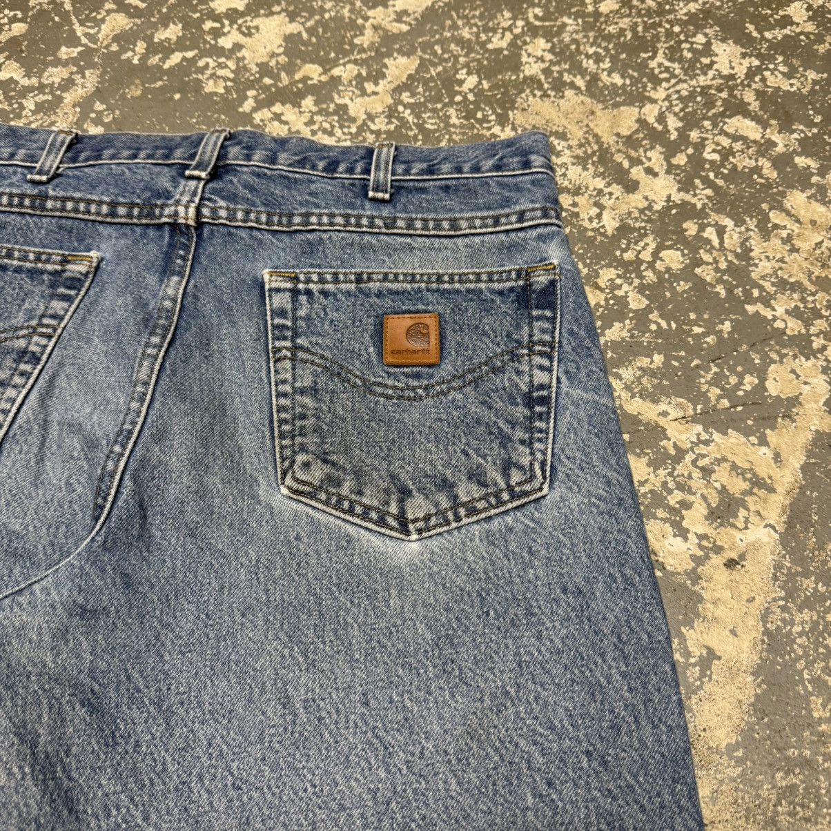 Carhartt Vintage Carhartt Denim Cut Off Workwear Shorts Jorts Size US 34 / EU 50 - 3 Thumbnail
