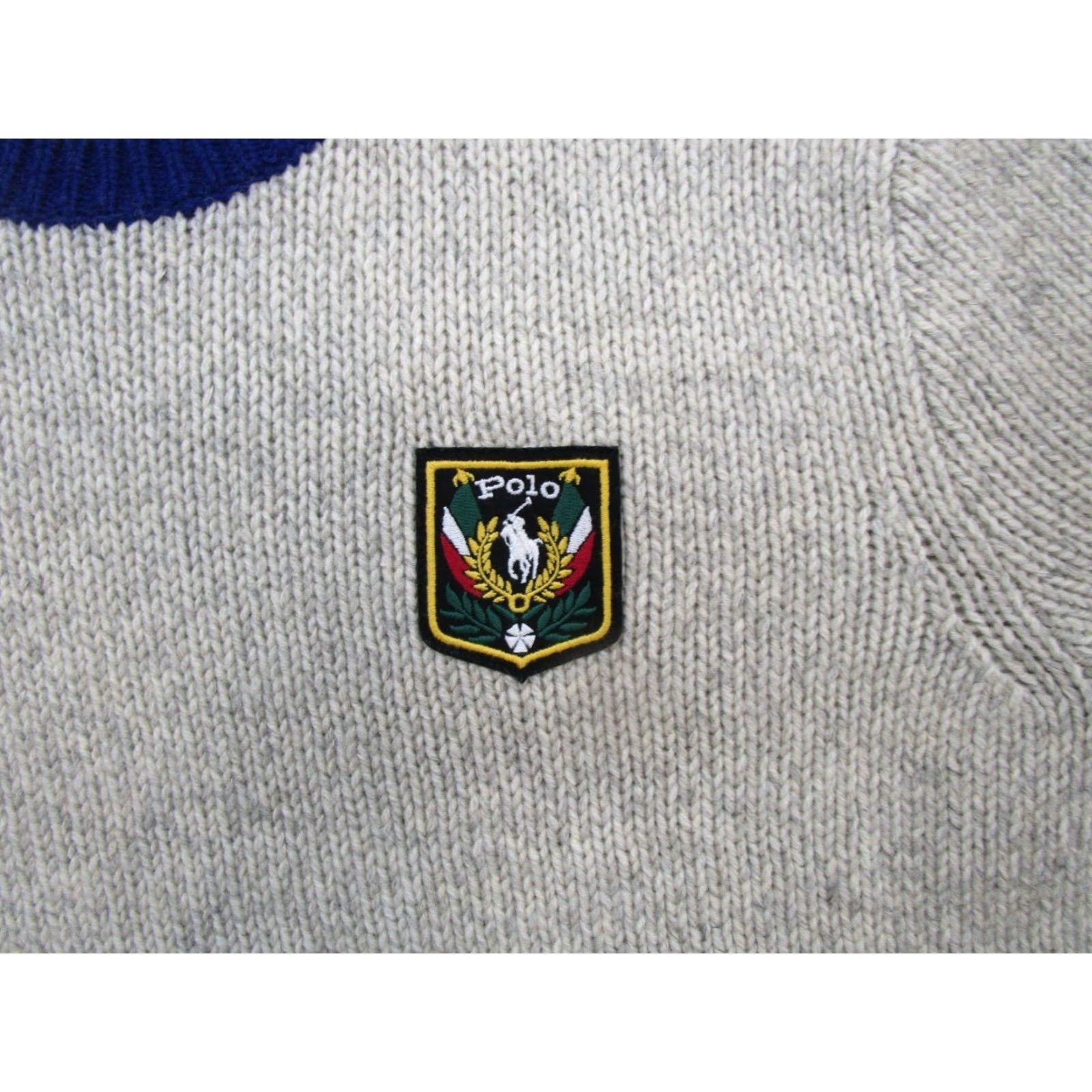 Ralph Lauren Polo Ralph Lauren Wool Blend Patch Colorful Knit Pullover Sweater Men Size L Size US L / EU 52-54 / 3 - 2 Thumbnail