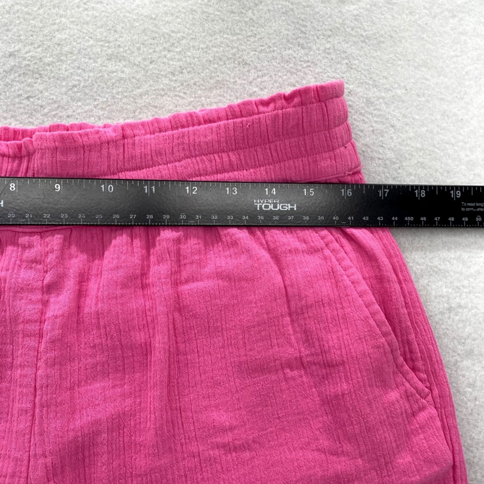 Loft LOFT Outlet Gauze Pull On Ankle Pants Women's Medium Pink Lightweight Beachy NWT Size 32" / US 10 / IT 46 - 7 Thumbnail
