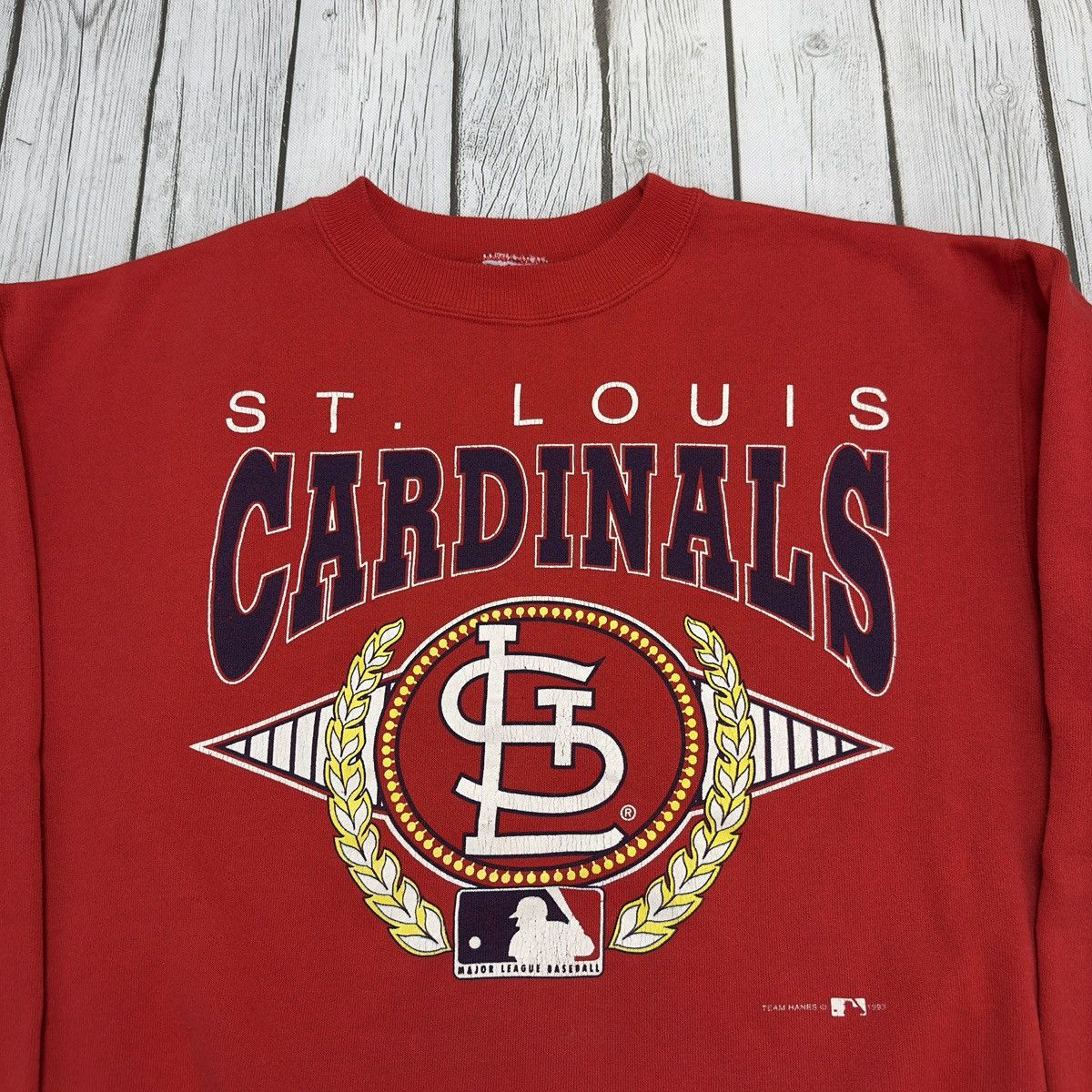 Hanes × MLB × Vintage Vintage St. Louis Cardinals sweatshirt Size US XL / EU 56 / 4 - 4 Thumbnail