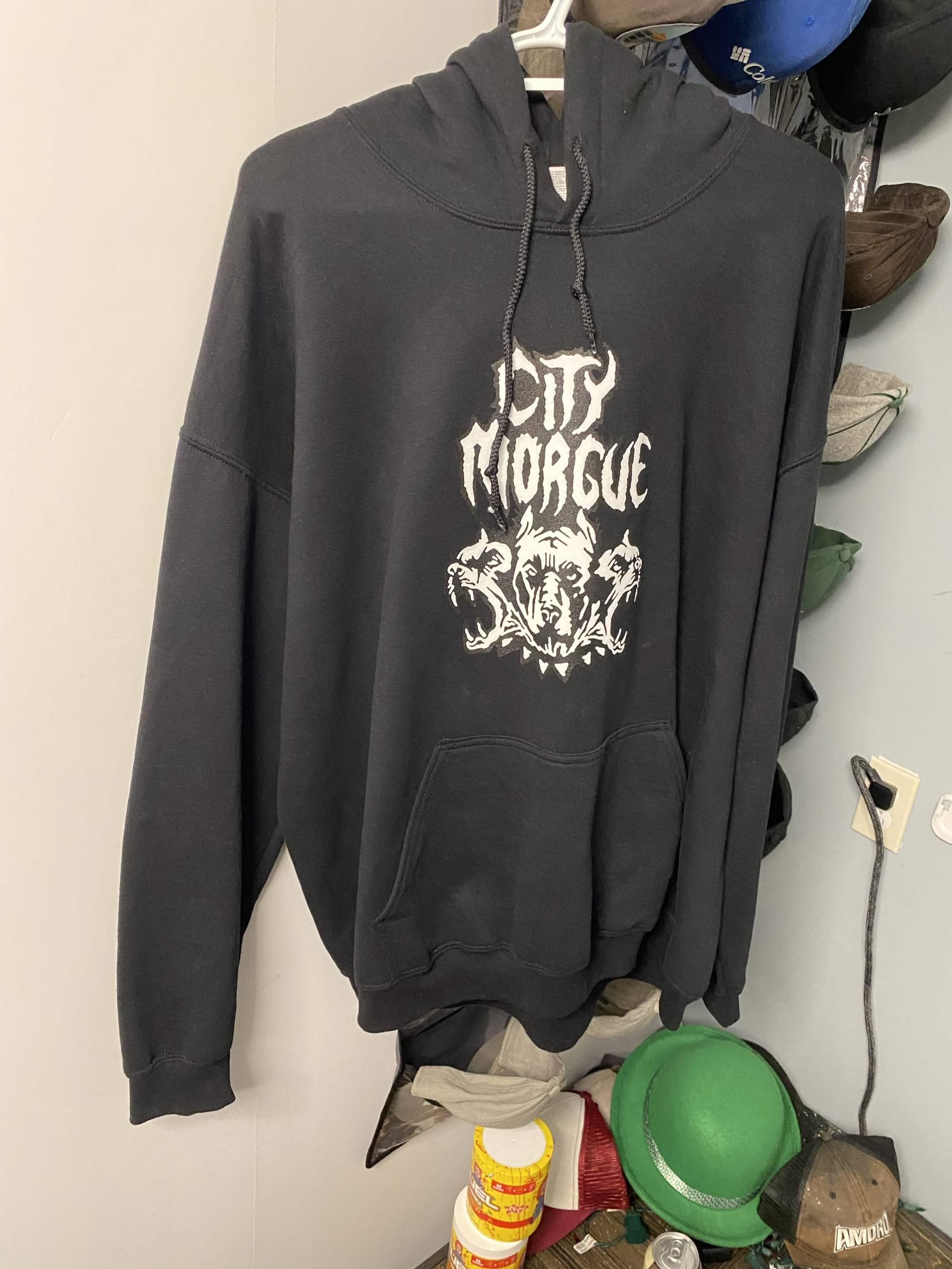 City Morgue EXTREMELY RARE City Morgue toe tag Hoodie (2019 OG) Size US XL / EU 56 / 4 - 2 Thumbnail
