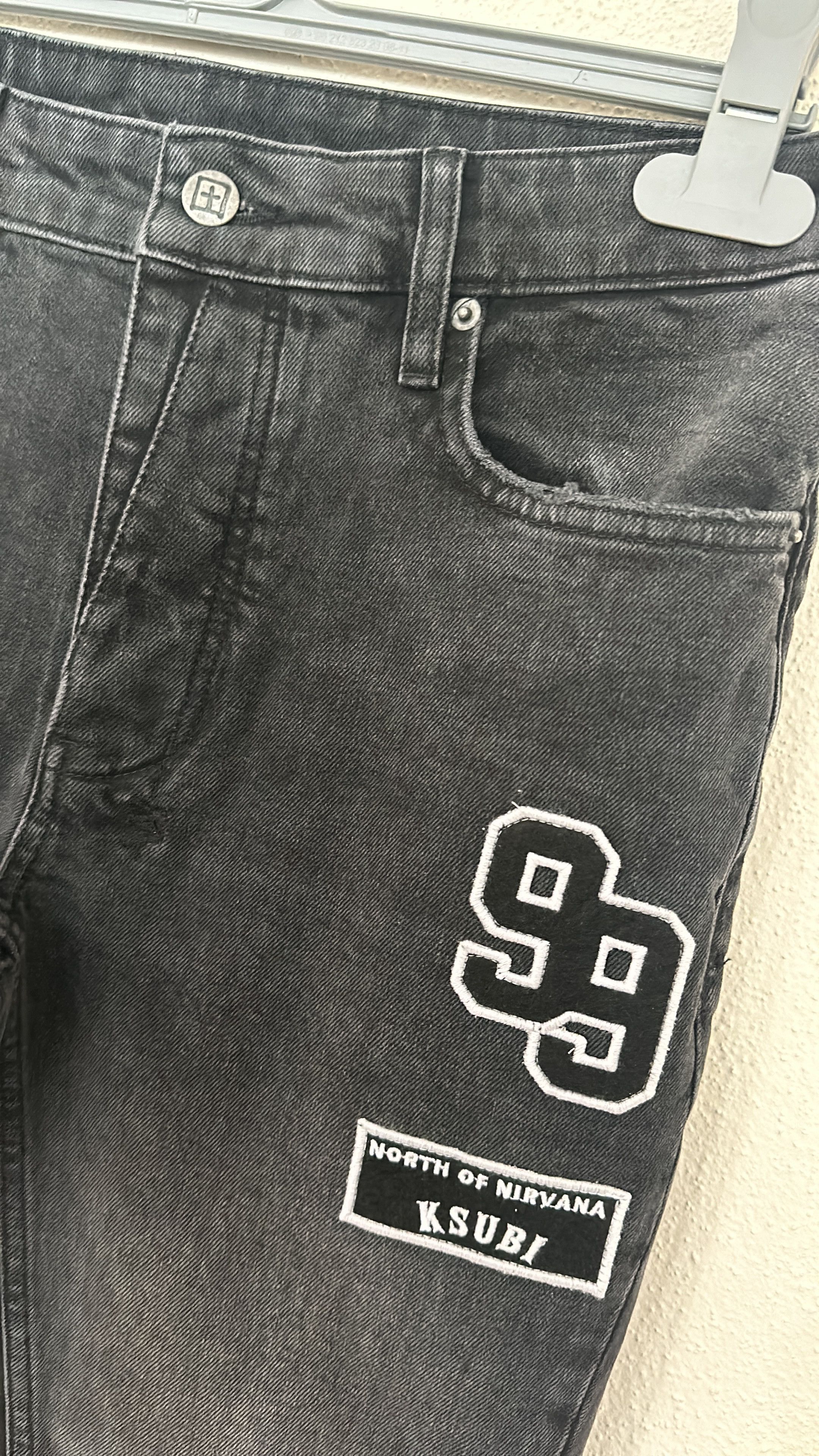 Ksubi Ksubi Van Winkle Roadhouse Black Patched Jean Size 30 Size US 30 / EU 46 - 6 Thumbnail