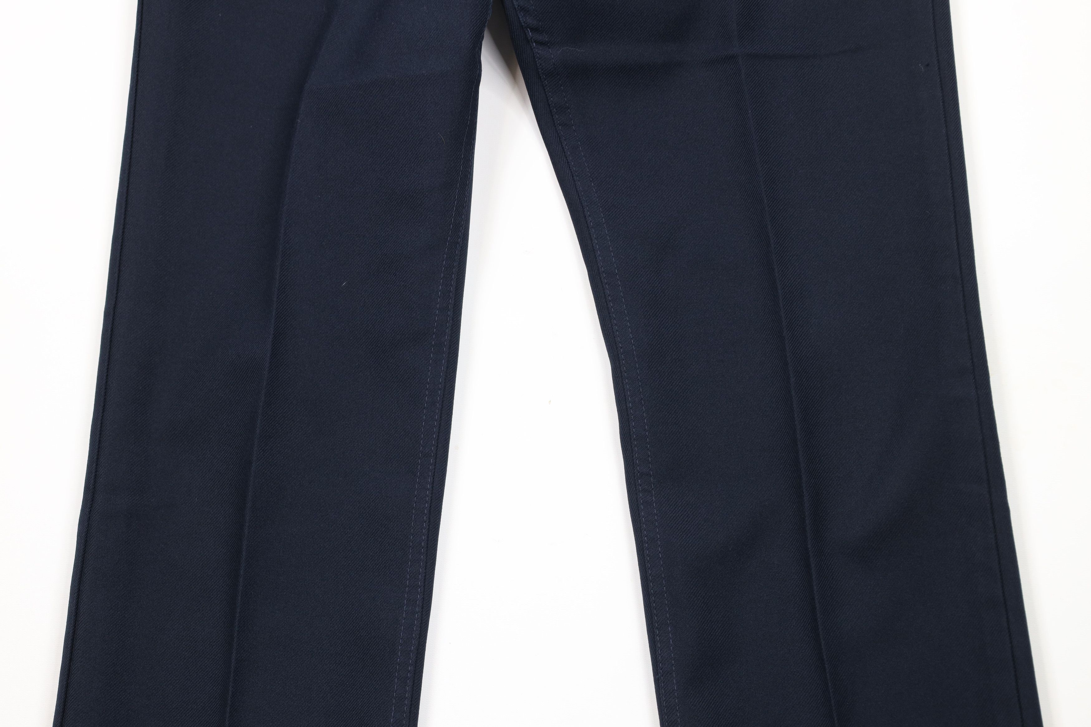 Vintage × Wrangler Vintage 70s Wrangler Flared Wide Leg Chino Pants Blue USA Size US 36 / EU 52 - 3 Thumbnail