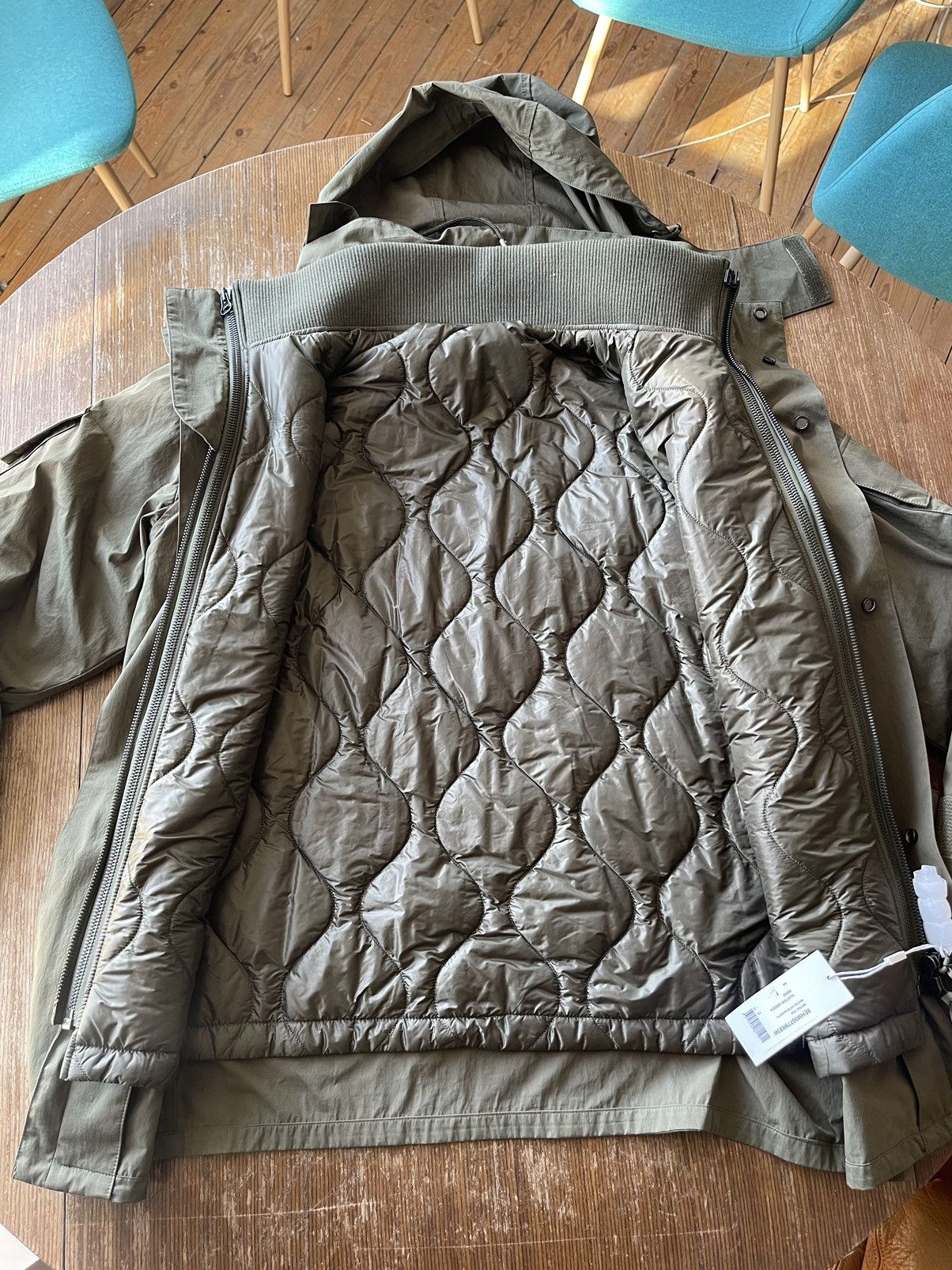 Yves Salomon BNWT YVES Salomon Green Parka Size US S / EU 44-46 / 1 - 2 Thumbnail