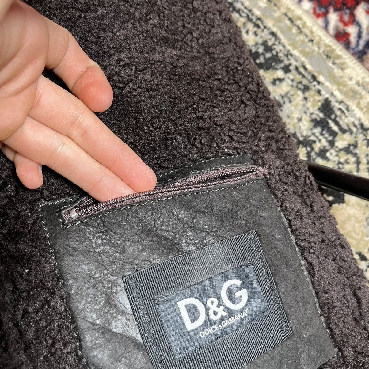 Dolce & Gabbana AW2009/10 Dolce & Gabbana Utility Bomber Shearling Jacket Size US L / EU 52-54 / 3 - 20 Thumbnail